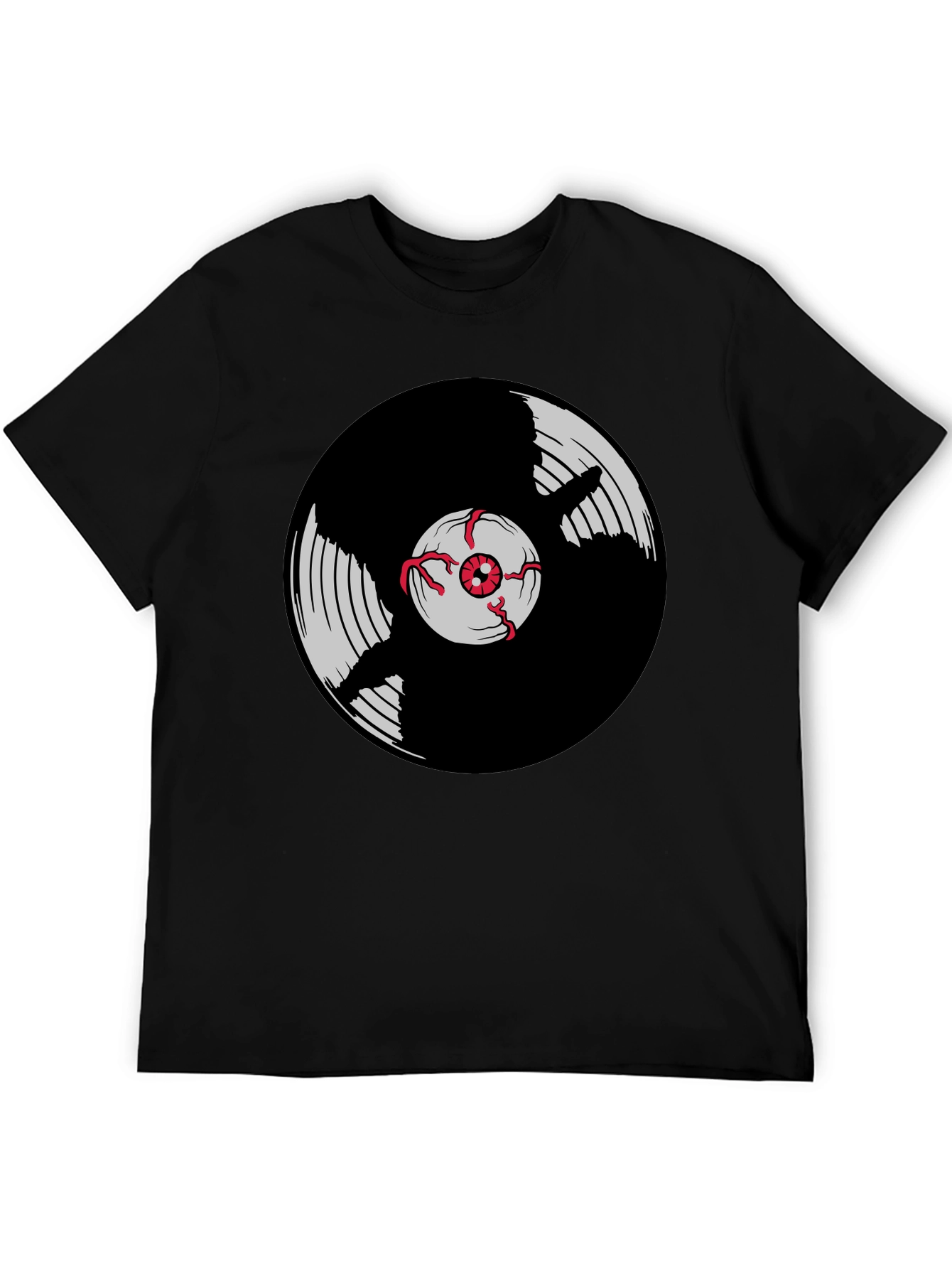 Vinyl Eye Graphic Tee - Black T-Shirt