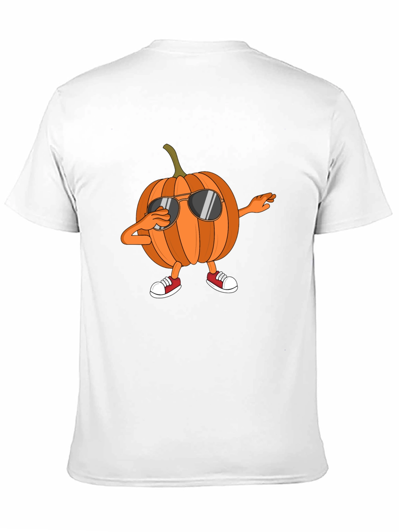 Dabbing Pumpkin Black Graphic Tee