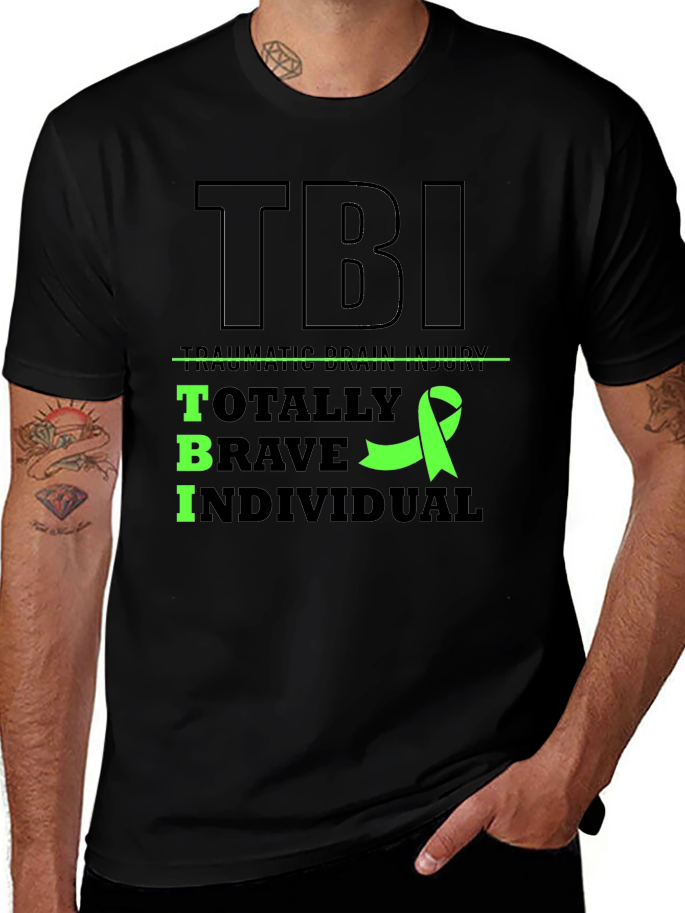 TBI Awareness T-Shirt - Traumatic Brain Injury Support