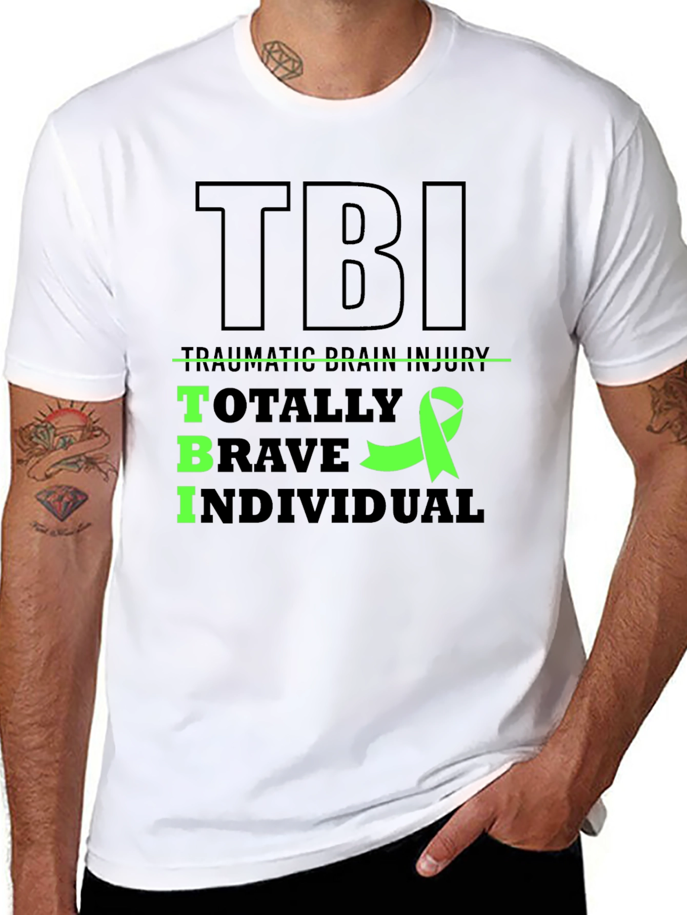 TBI Awareness T-Shirt - Traumatic Brain Injury Support