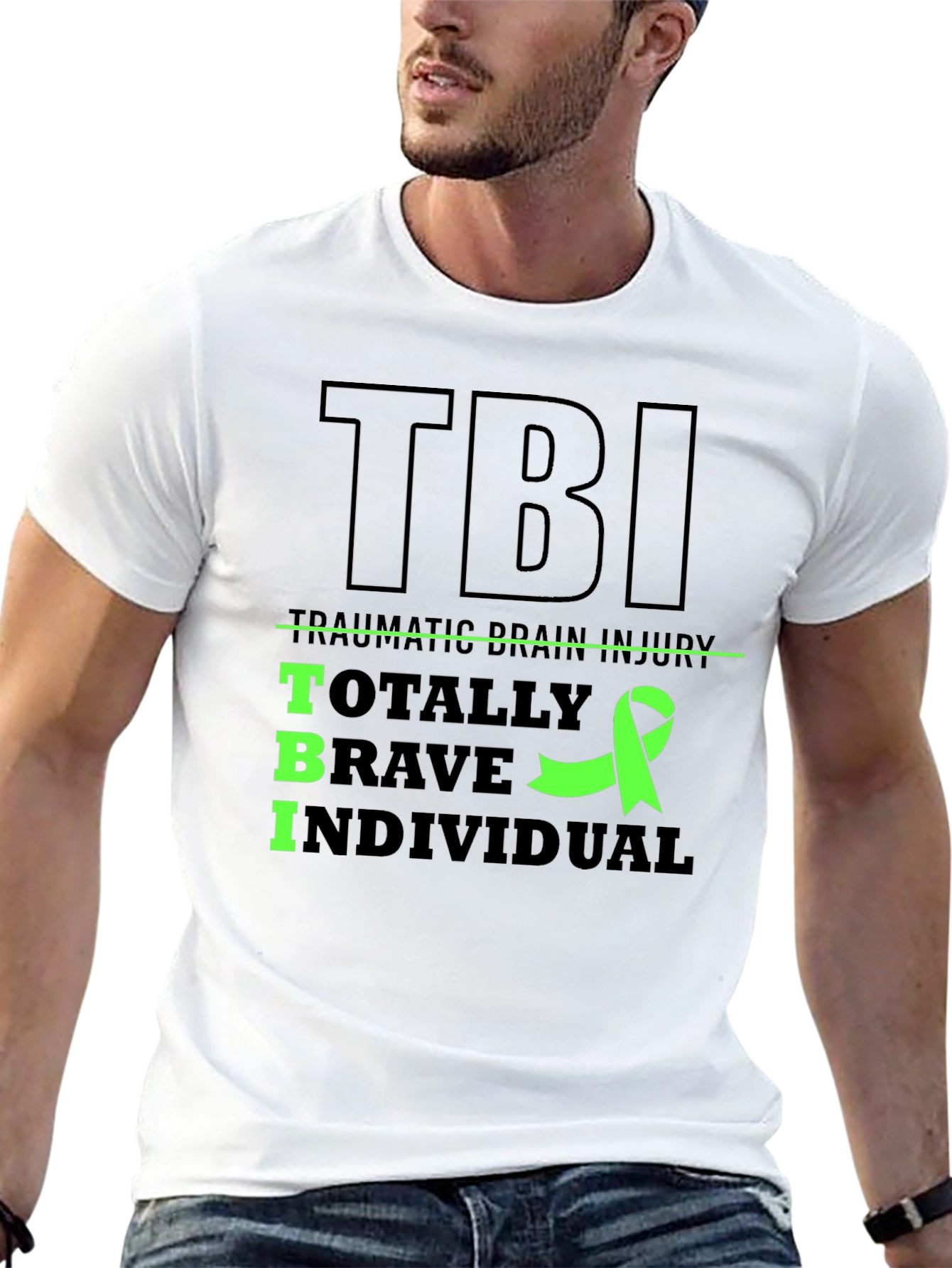 TBI Awareness T-Shirt - Traumatic Brain Injury Support