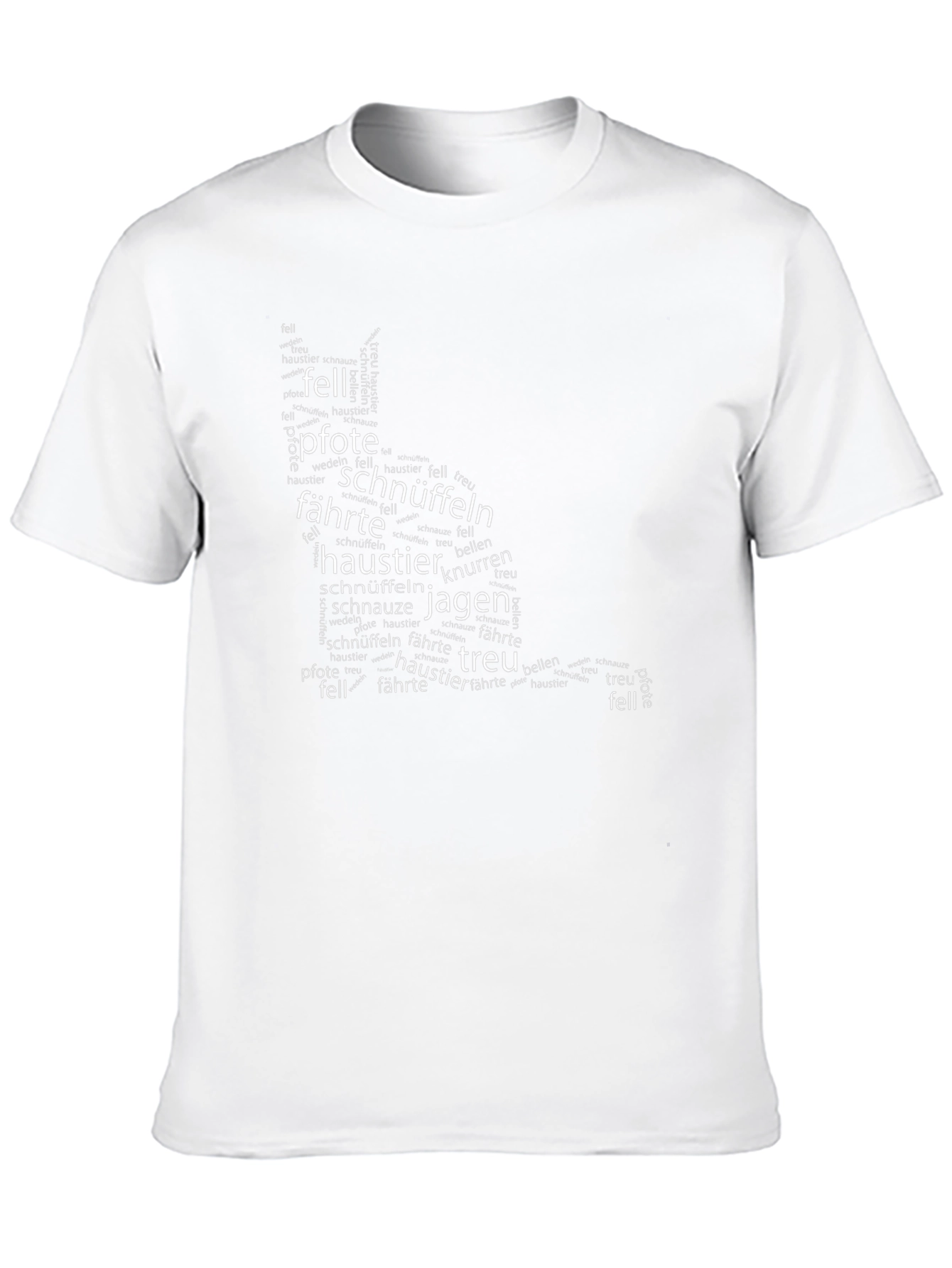 Dog Word Art Graphic Tee