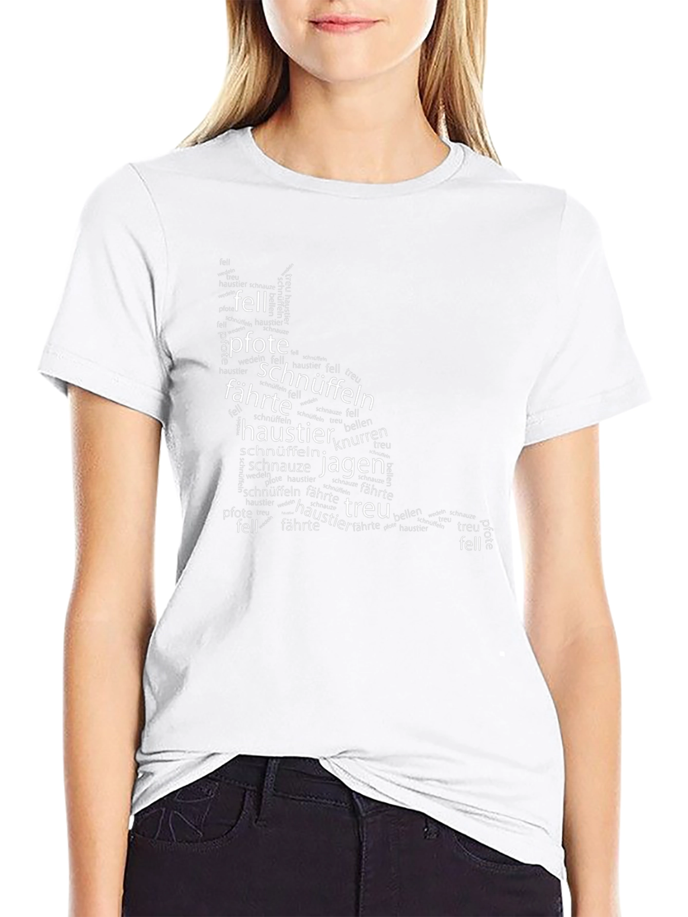 Dog Word Art Graphic Tee