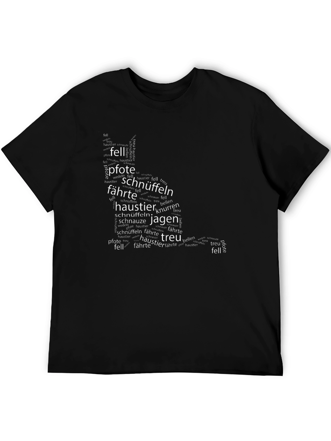 Dog Word Art Graphic Tee