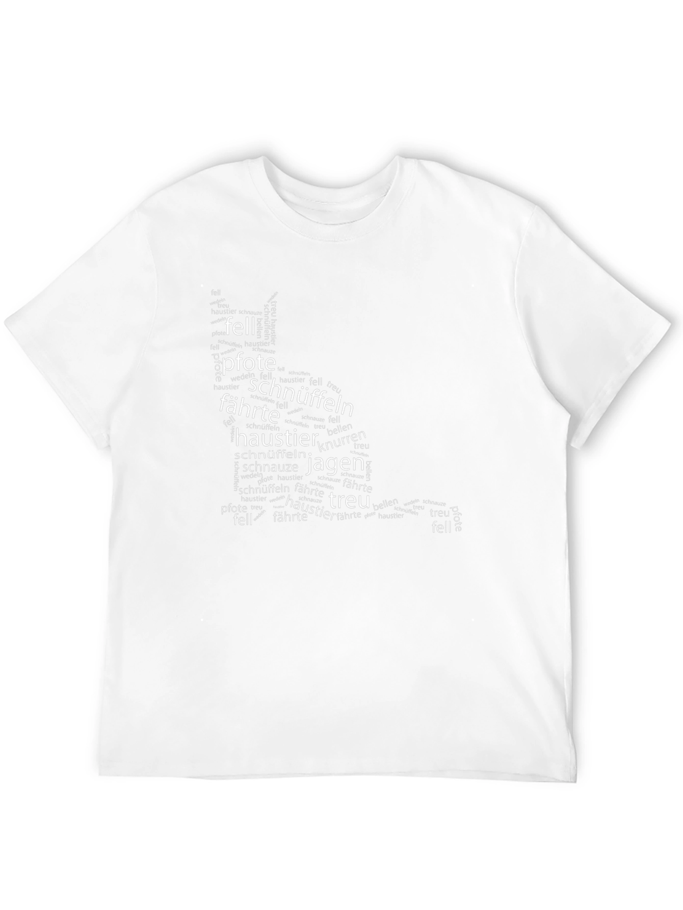 Dog Word Art Graphic Tee
