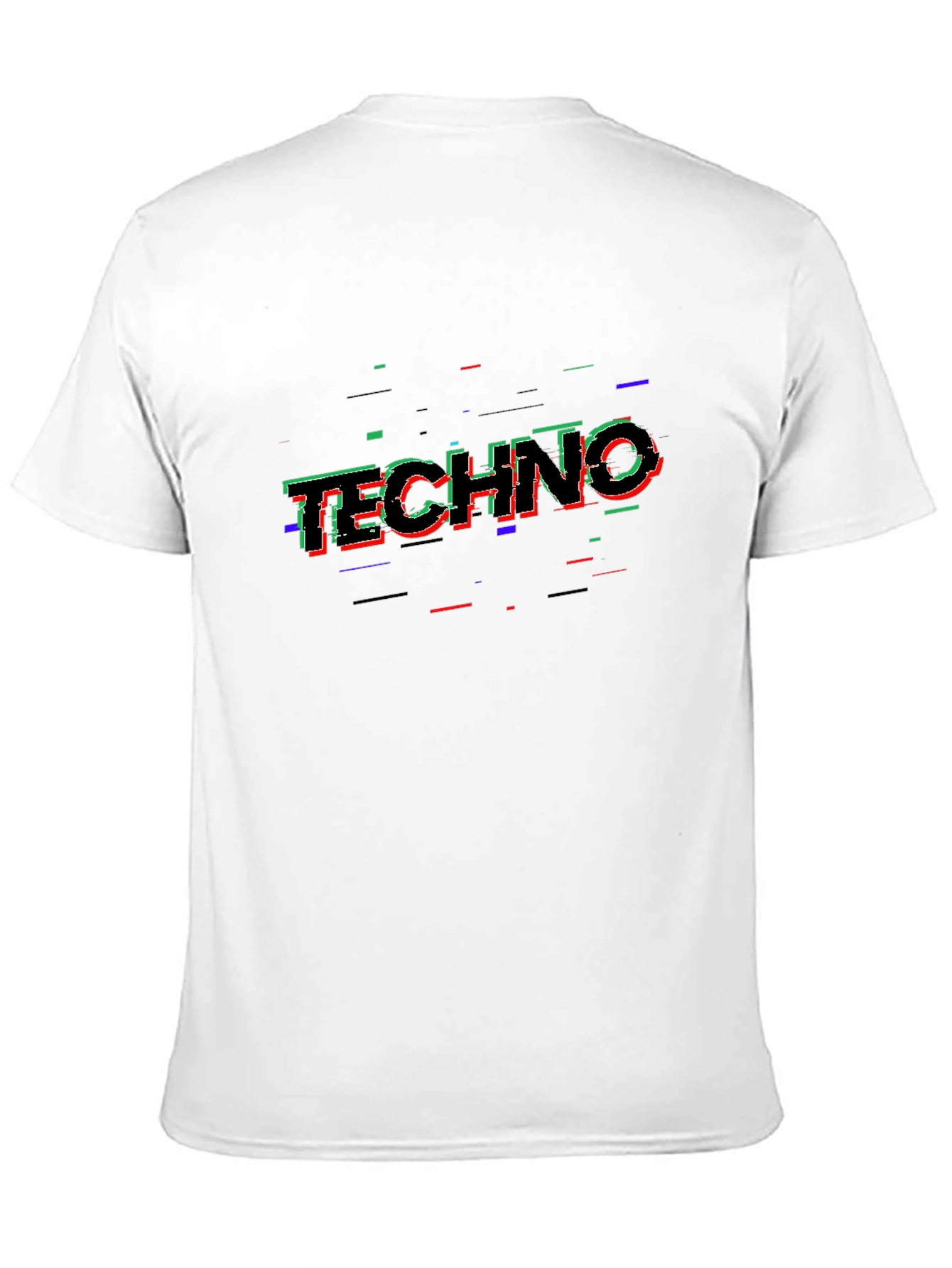 Techno Glitch T-Shirt - Modern Rave Wear