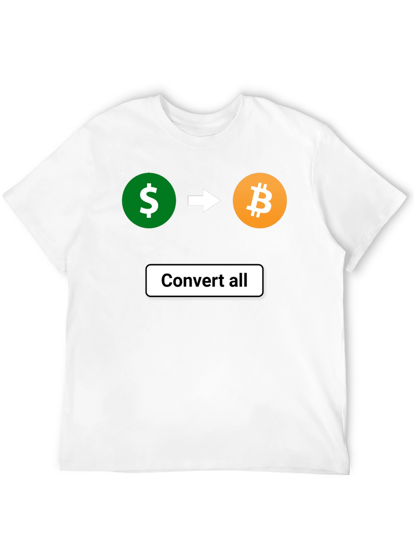 Convert All T-Shirt - Cryptocurrency Bitcoin Tee