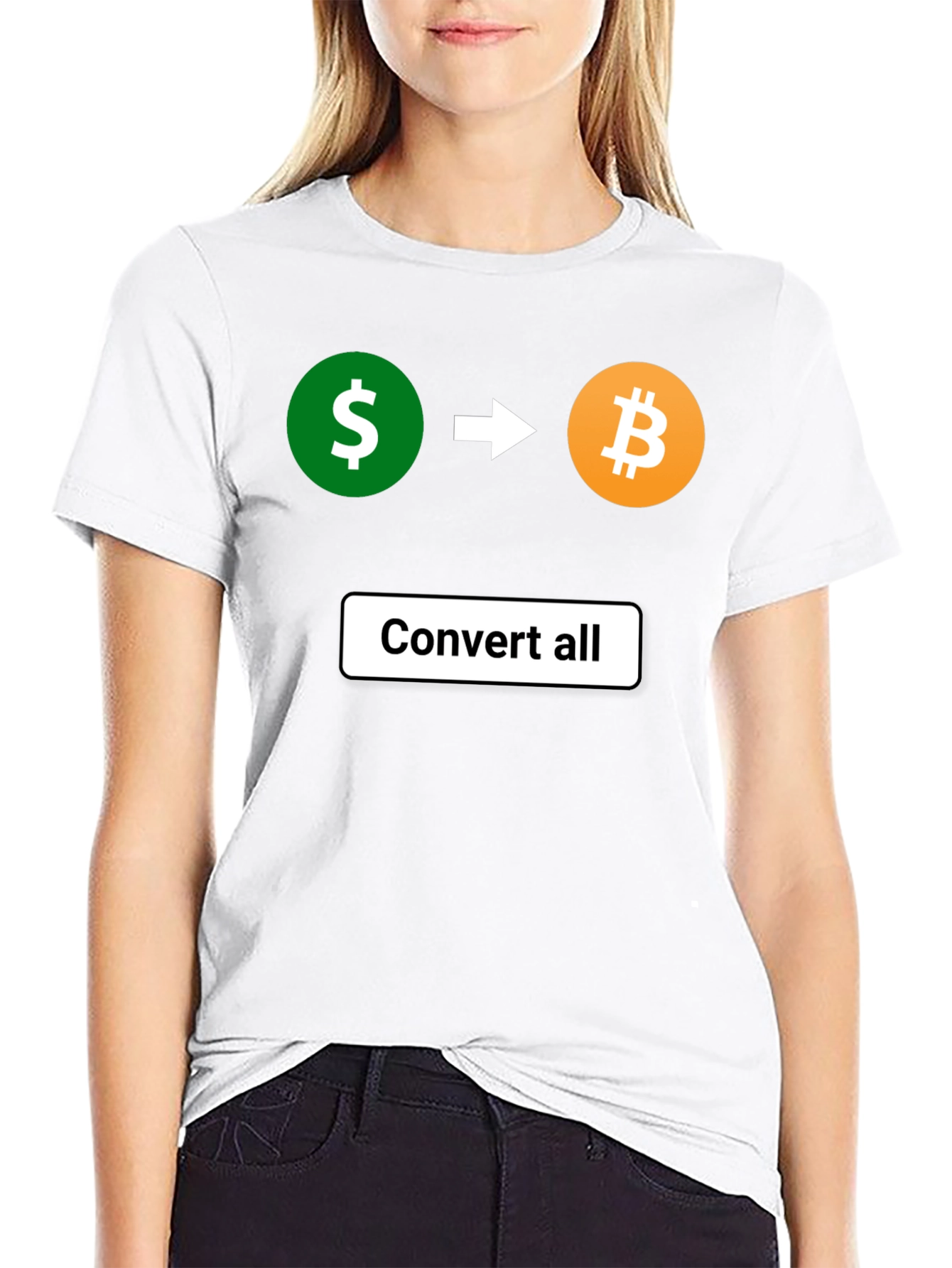 Convert All T-Shirt - Cryptocurrency Bitcoin Tee