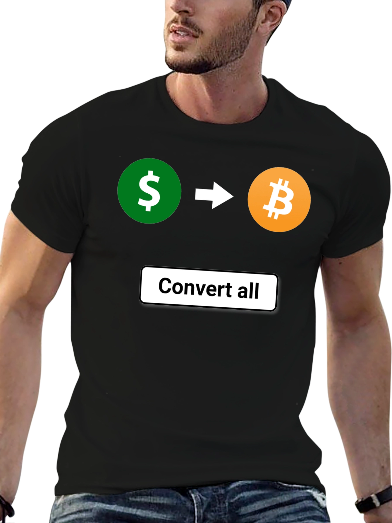 Convert All T-Shirt - Cryptocurrency Bitcoin Tee
