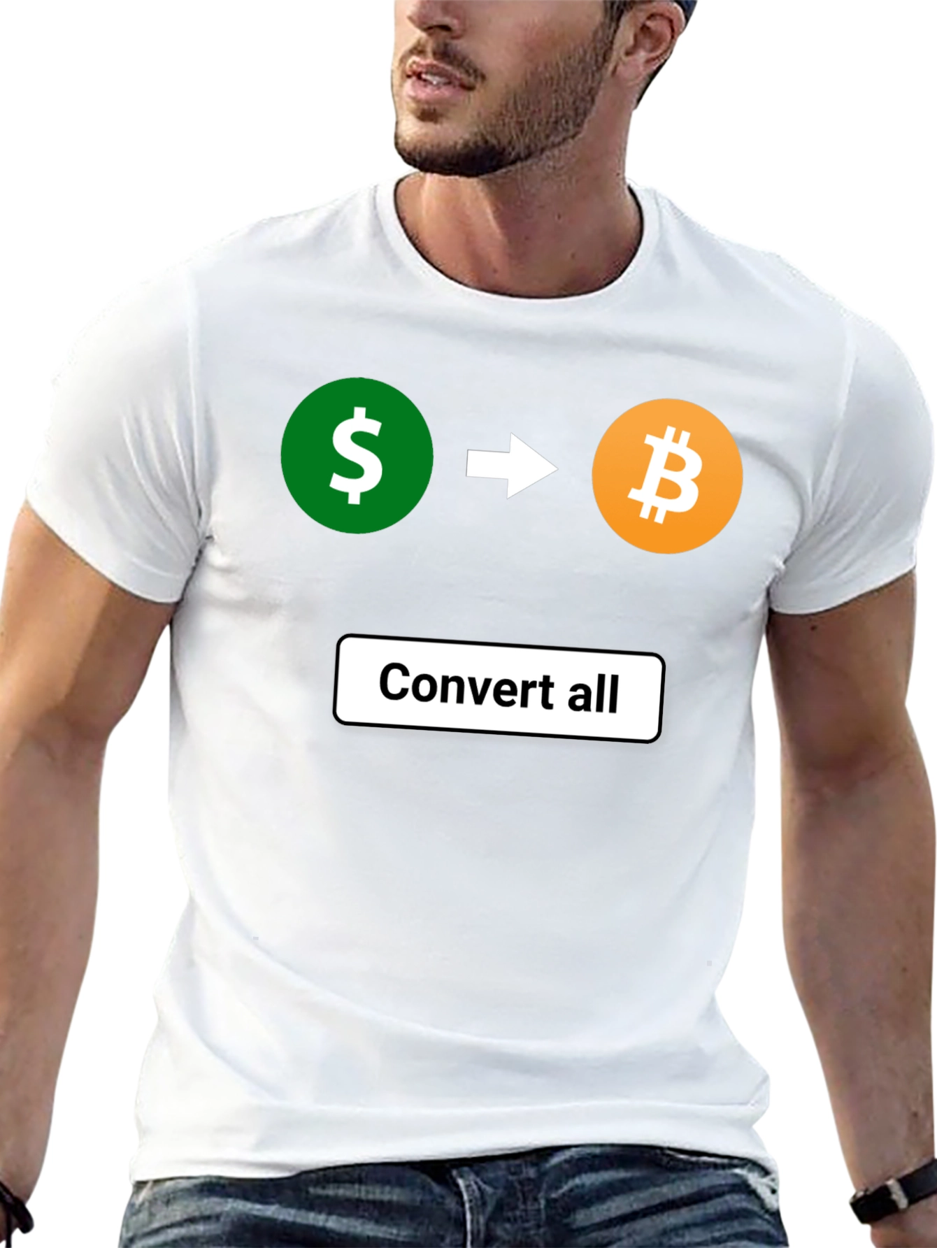 Convert All T-Shirt - Cryptocurrency Bitcoin Tee