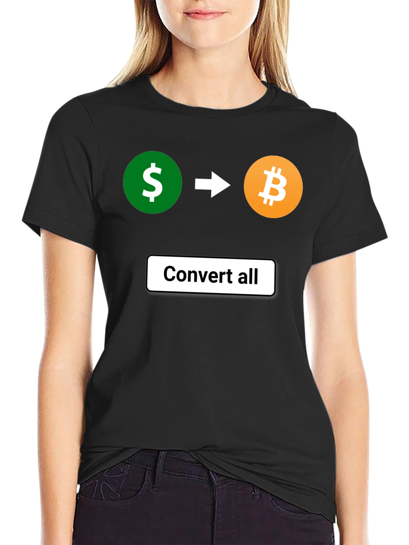 Convert All T-Shirt - Cryptocurrency Bitcoin Tee