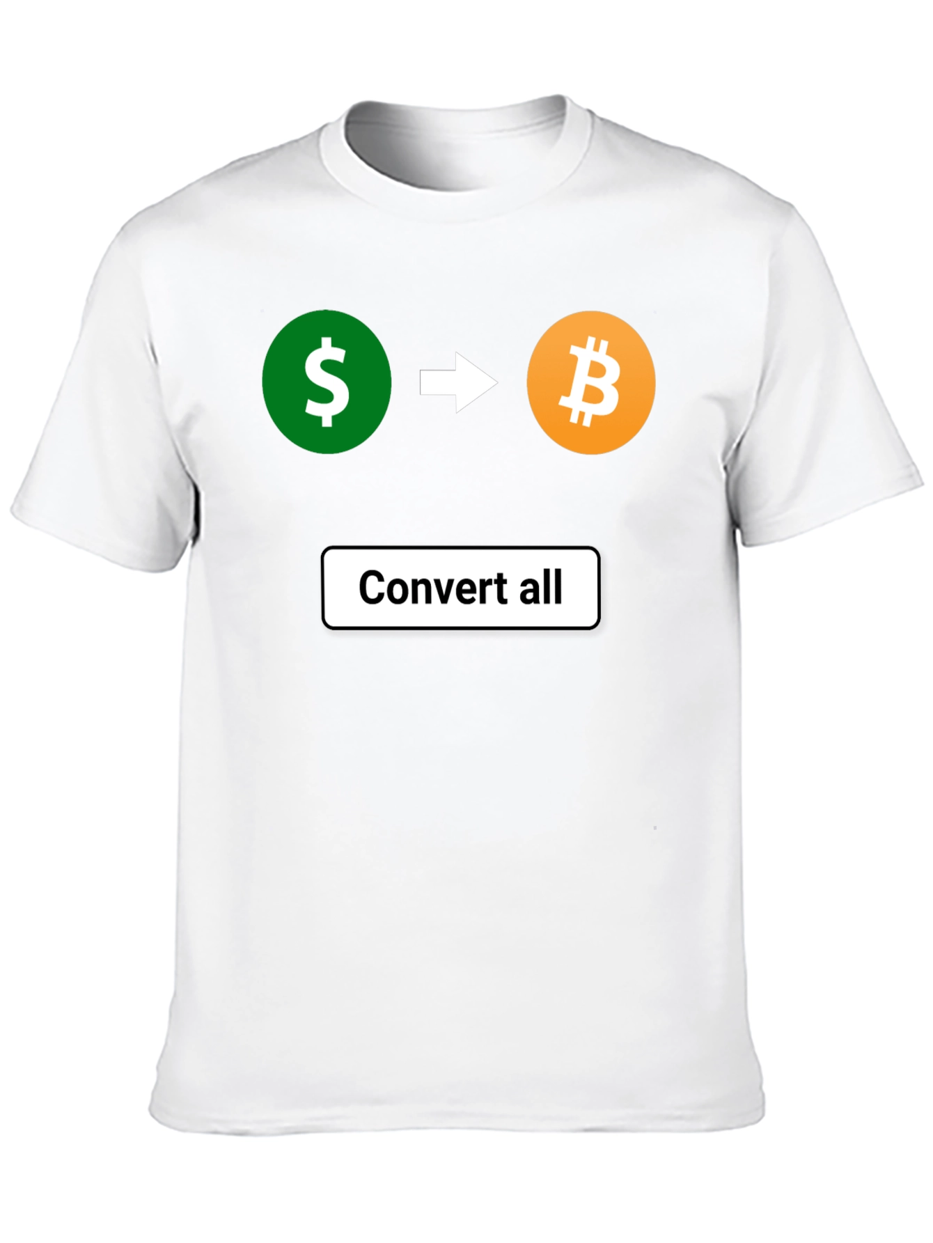 Convert All T-Shirt - Cryptocurrency Bitcoin Tee