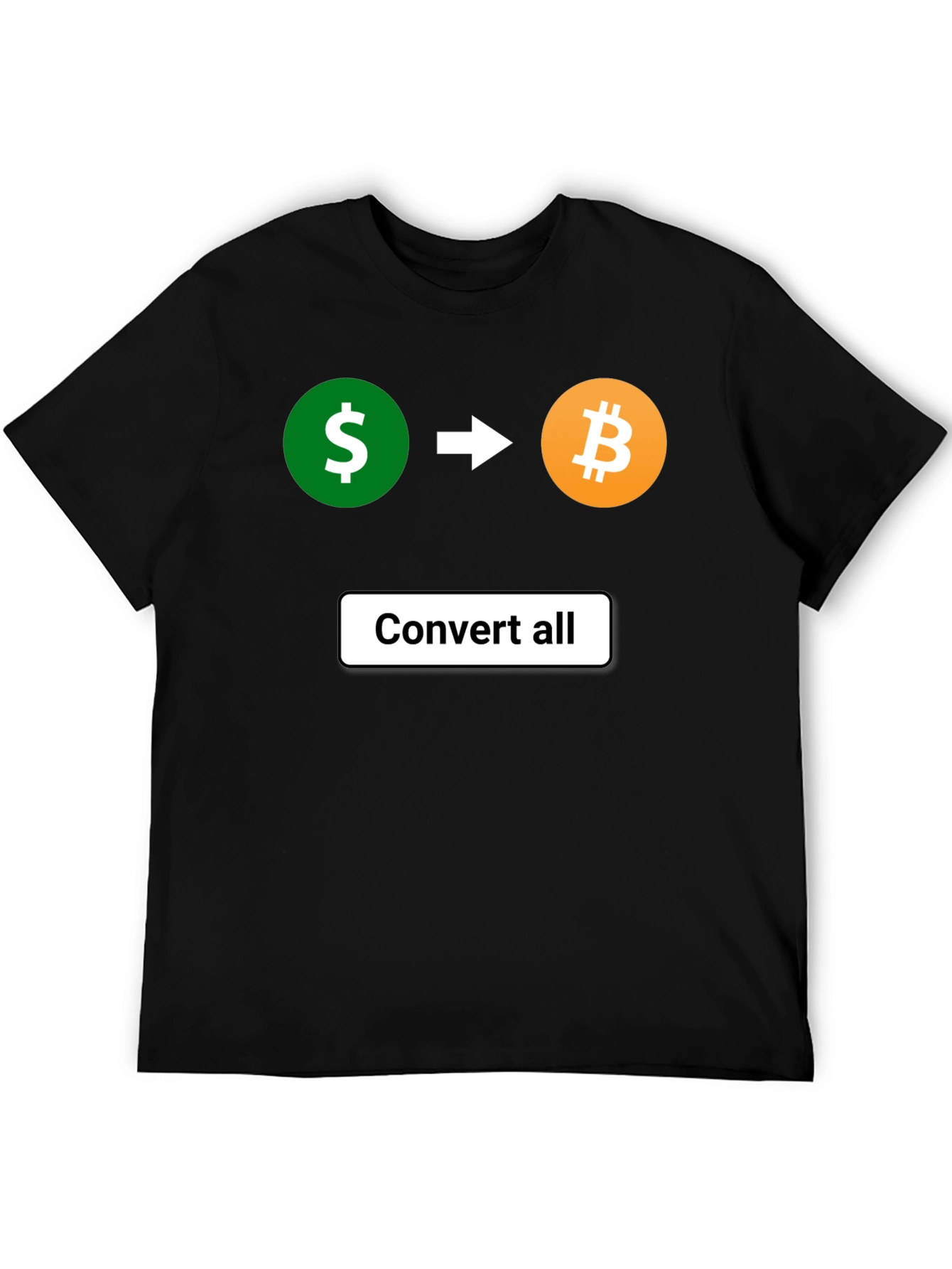 Convert All T-Shirt - Cryptocurrency Bitcoin Tee