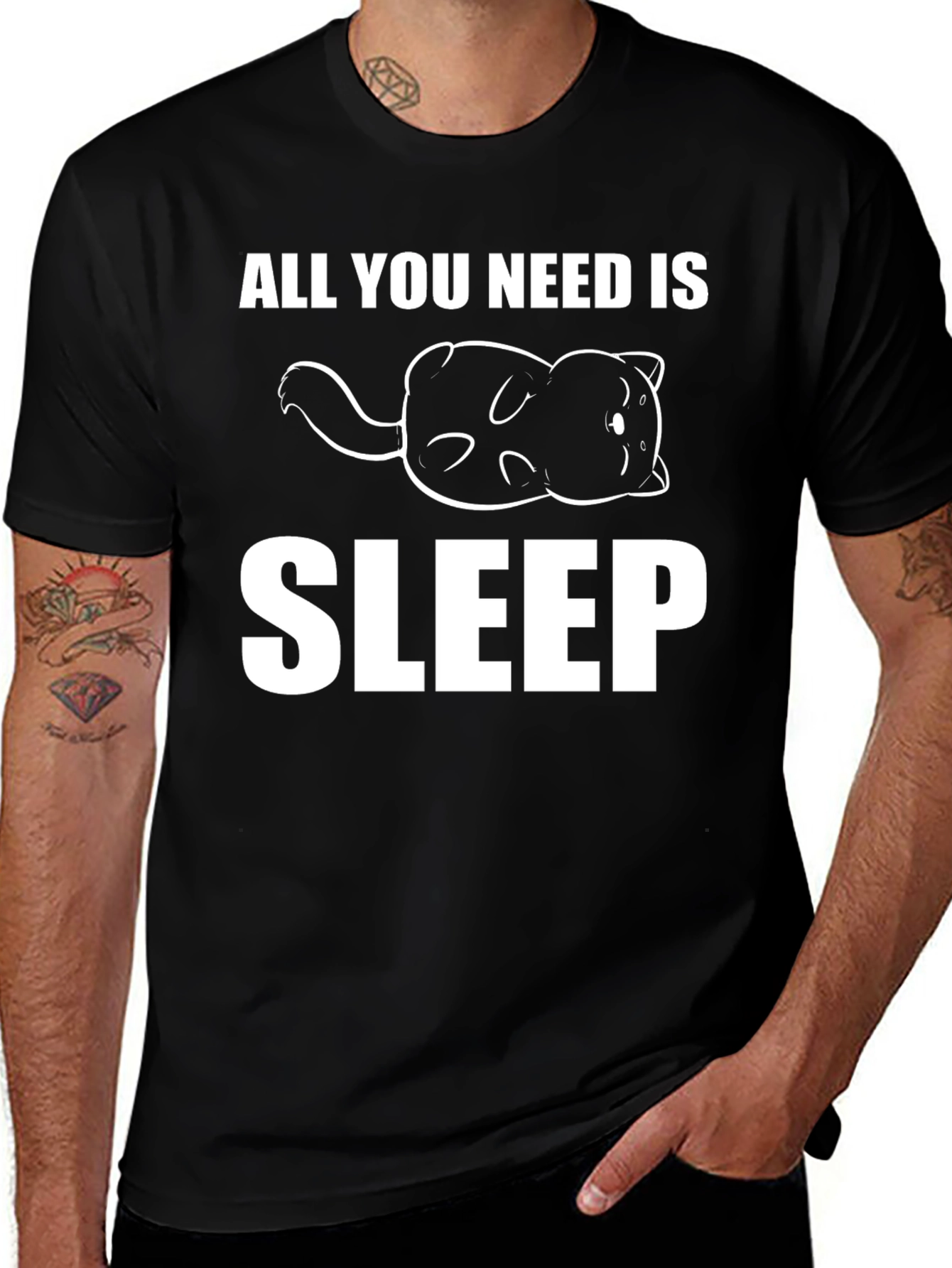All You Need Is Sleep Cat T-Shirt