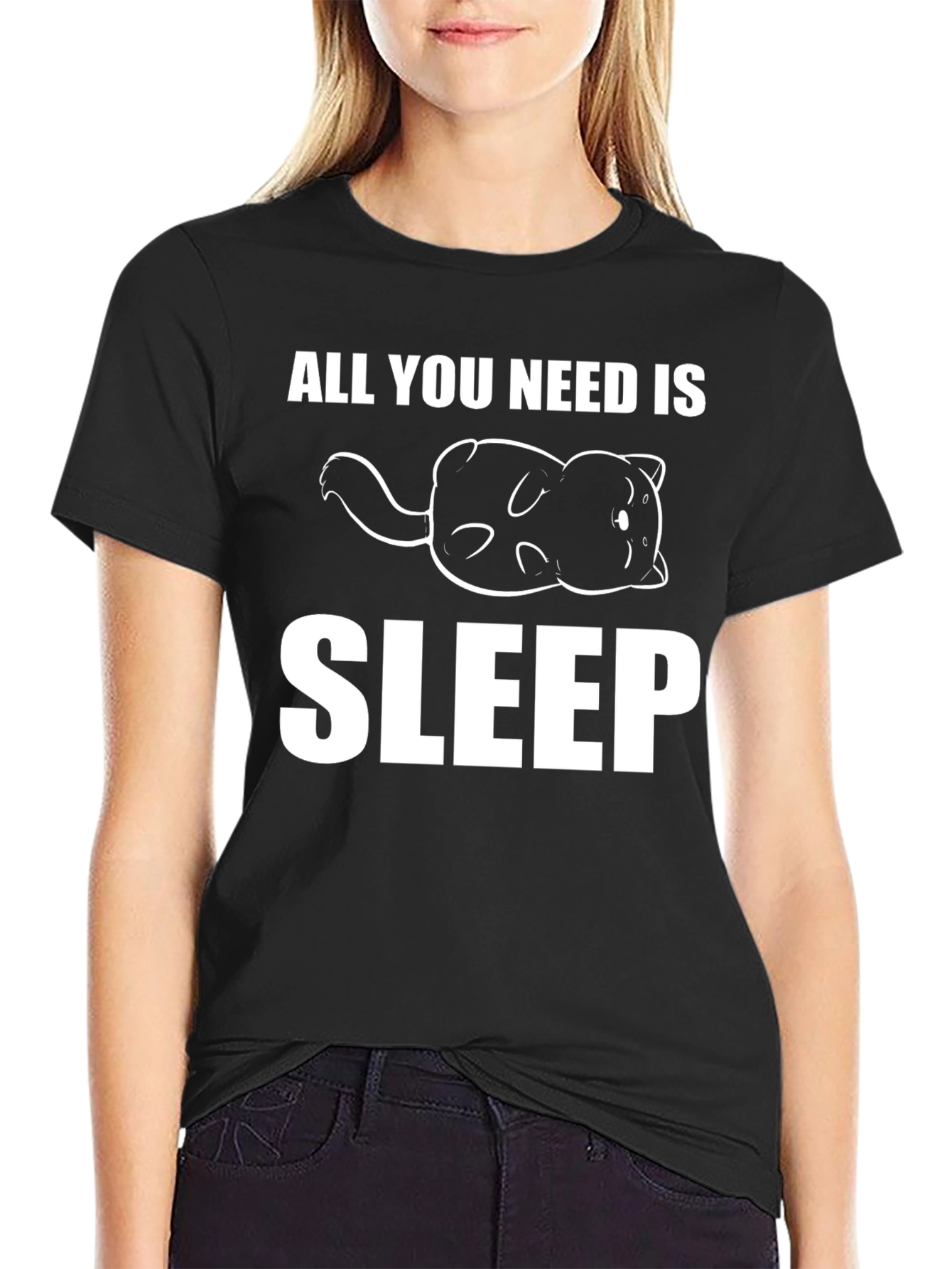 All You Need Is Sleep Cat T-Shirt