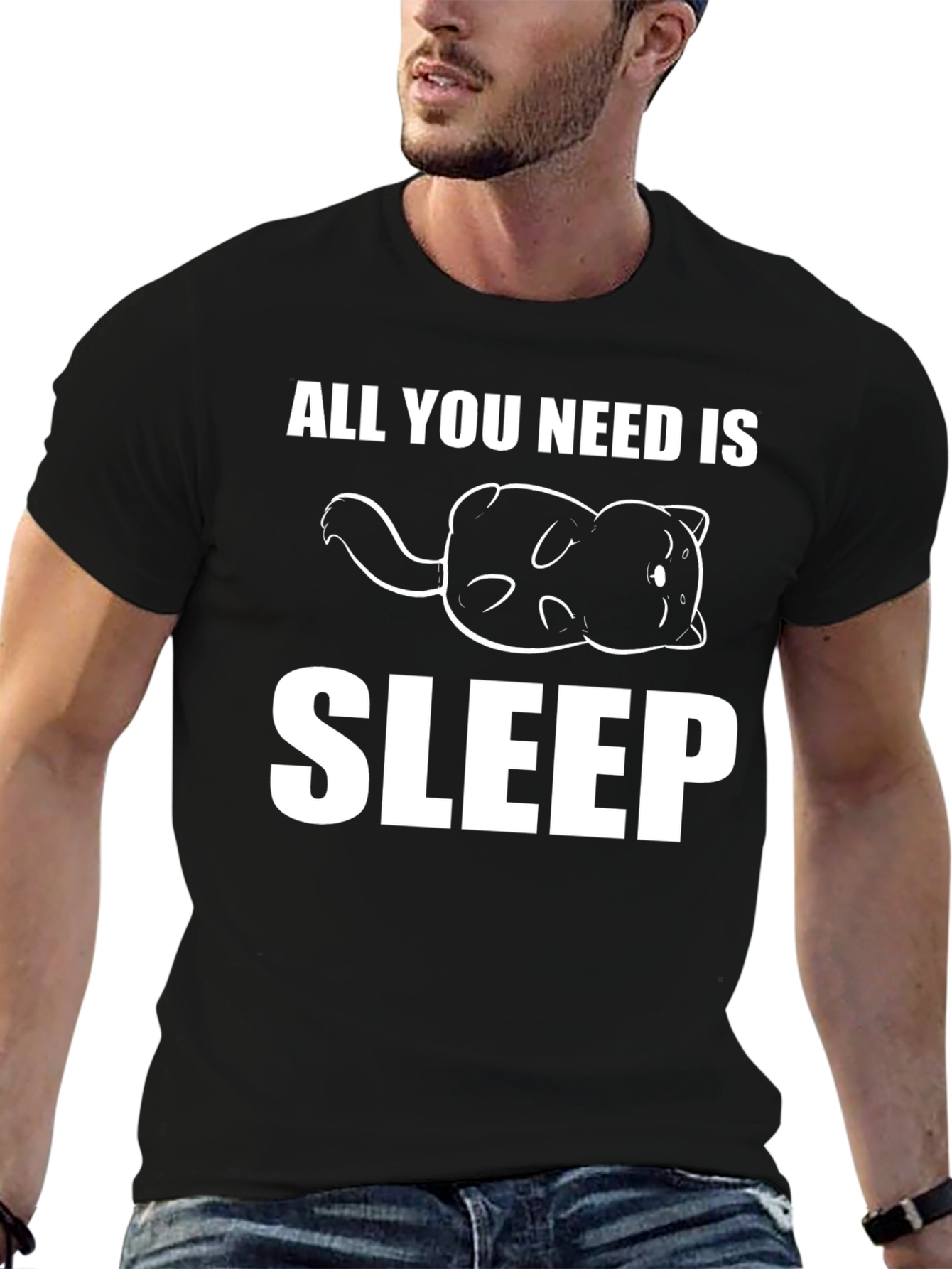 All You Need Is Sleep Cat T-Shirt
