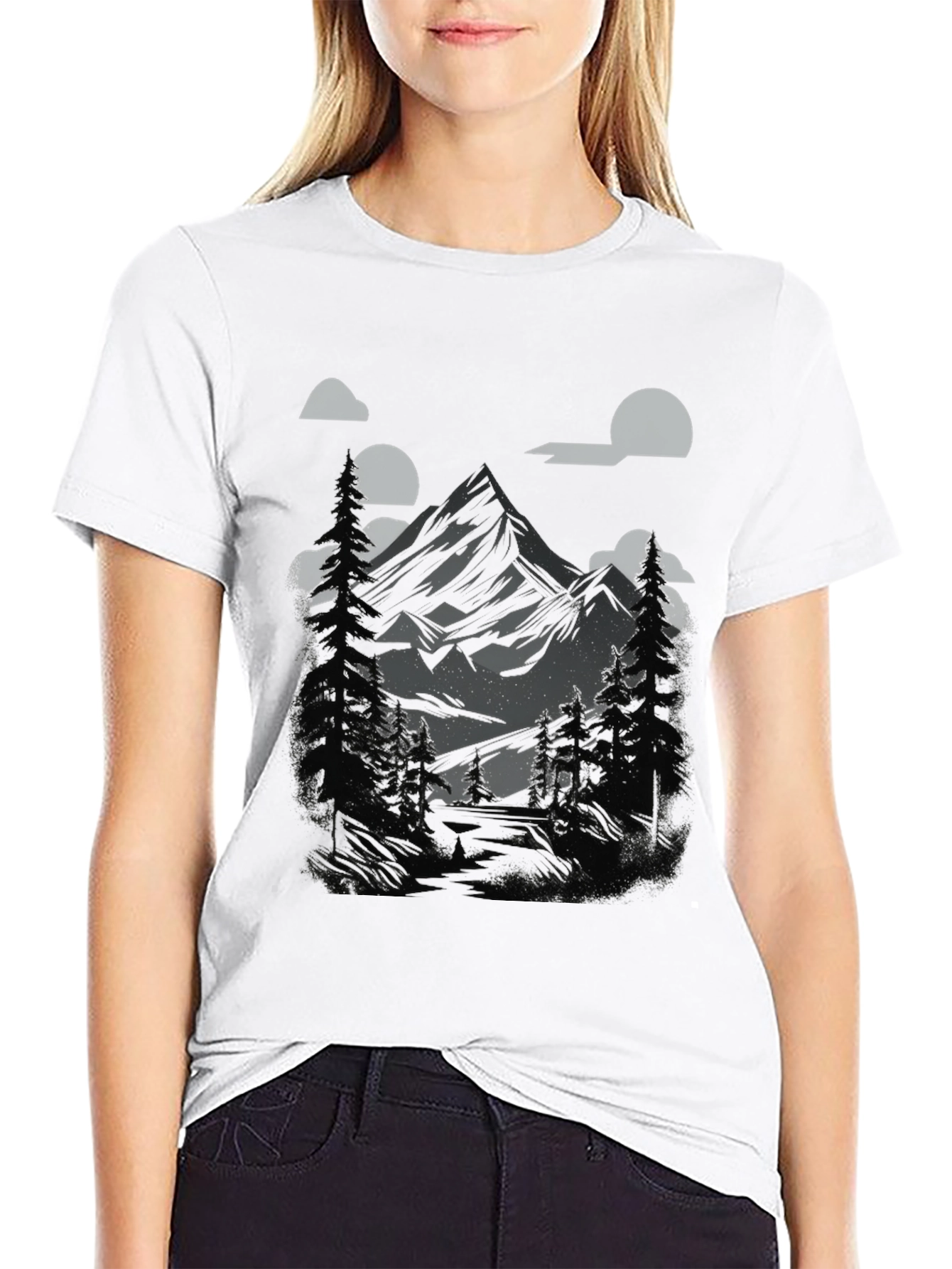Mountain Landscape Graphic Tee
