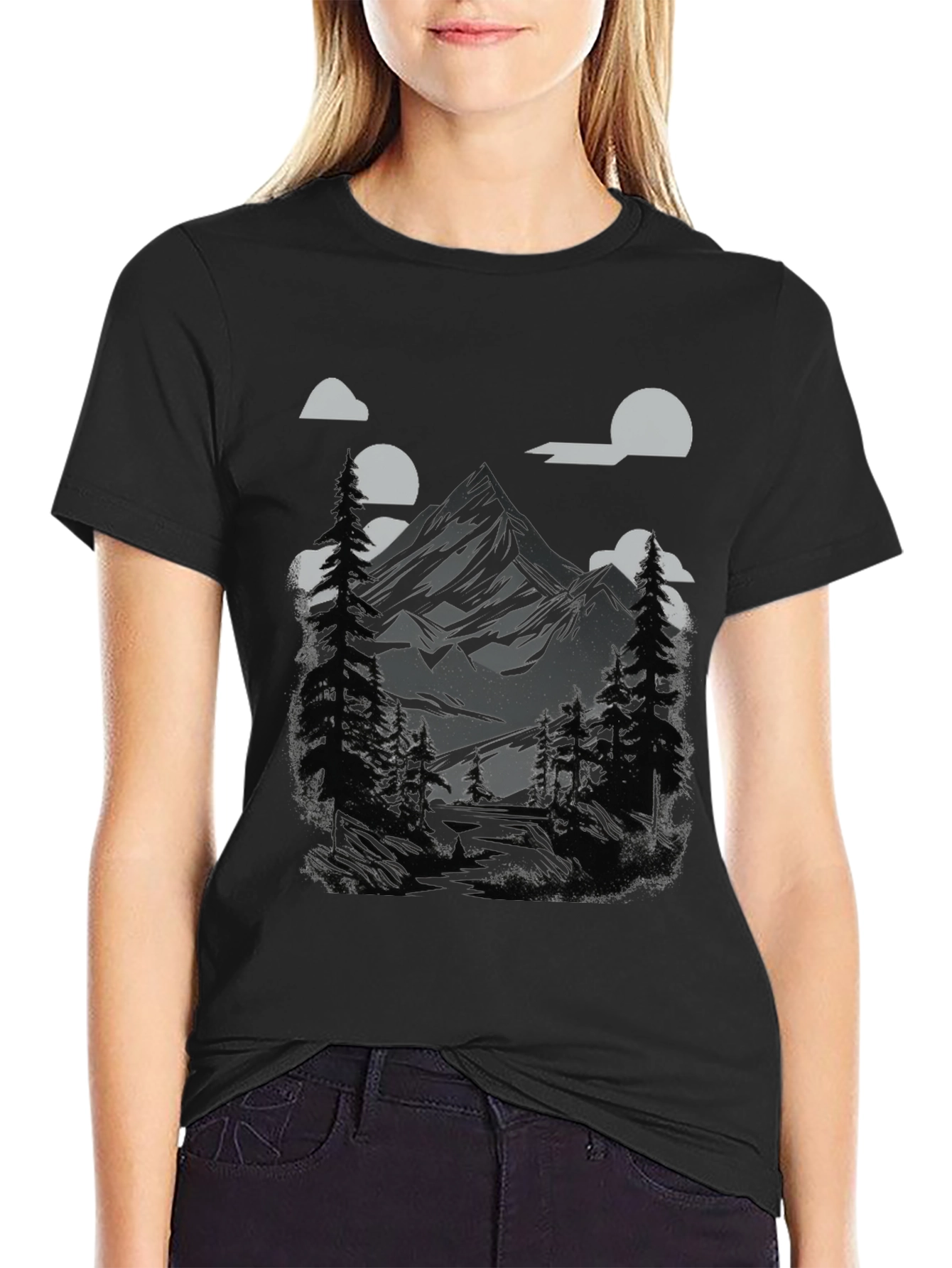 Mountain Landscape Graphic Tee