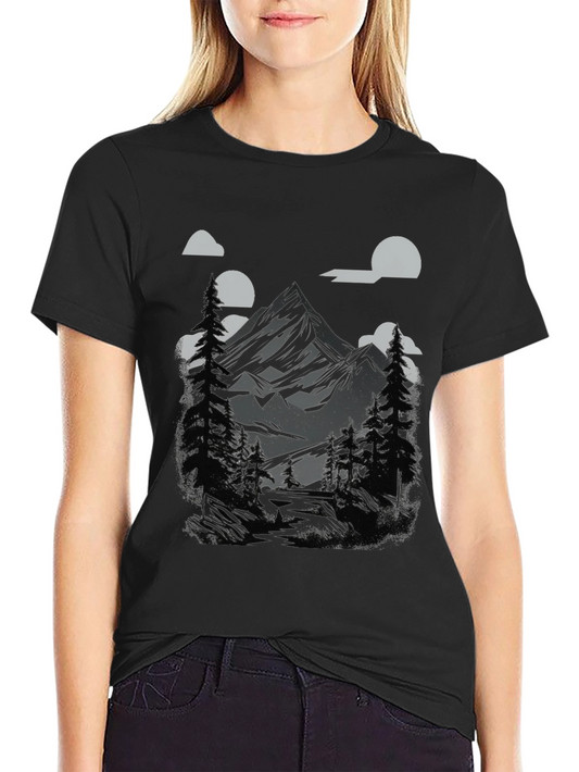 Mountain Landscape Graphic Tee