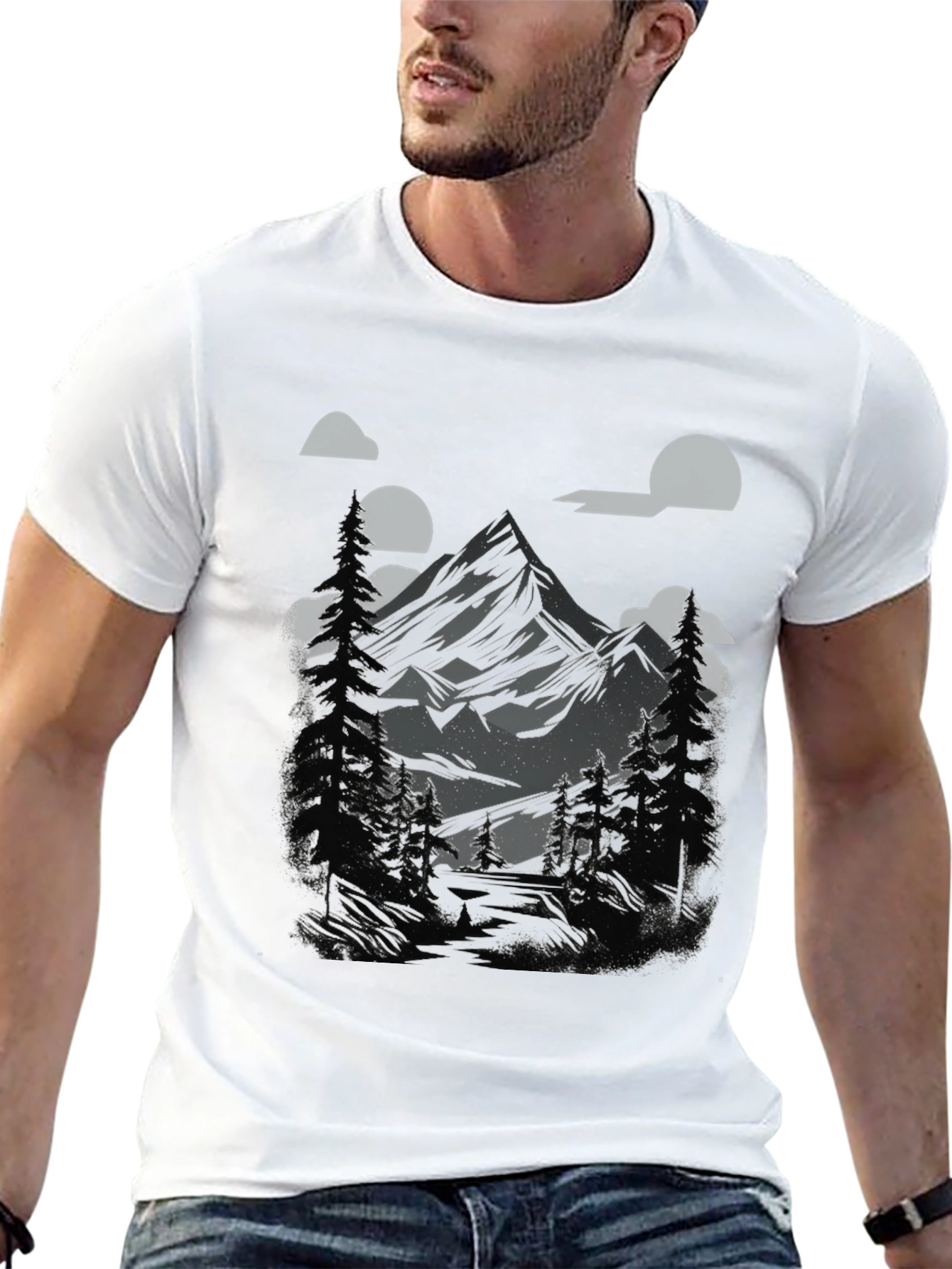 Mountain Landscape Graphic Tee