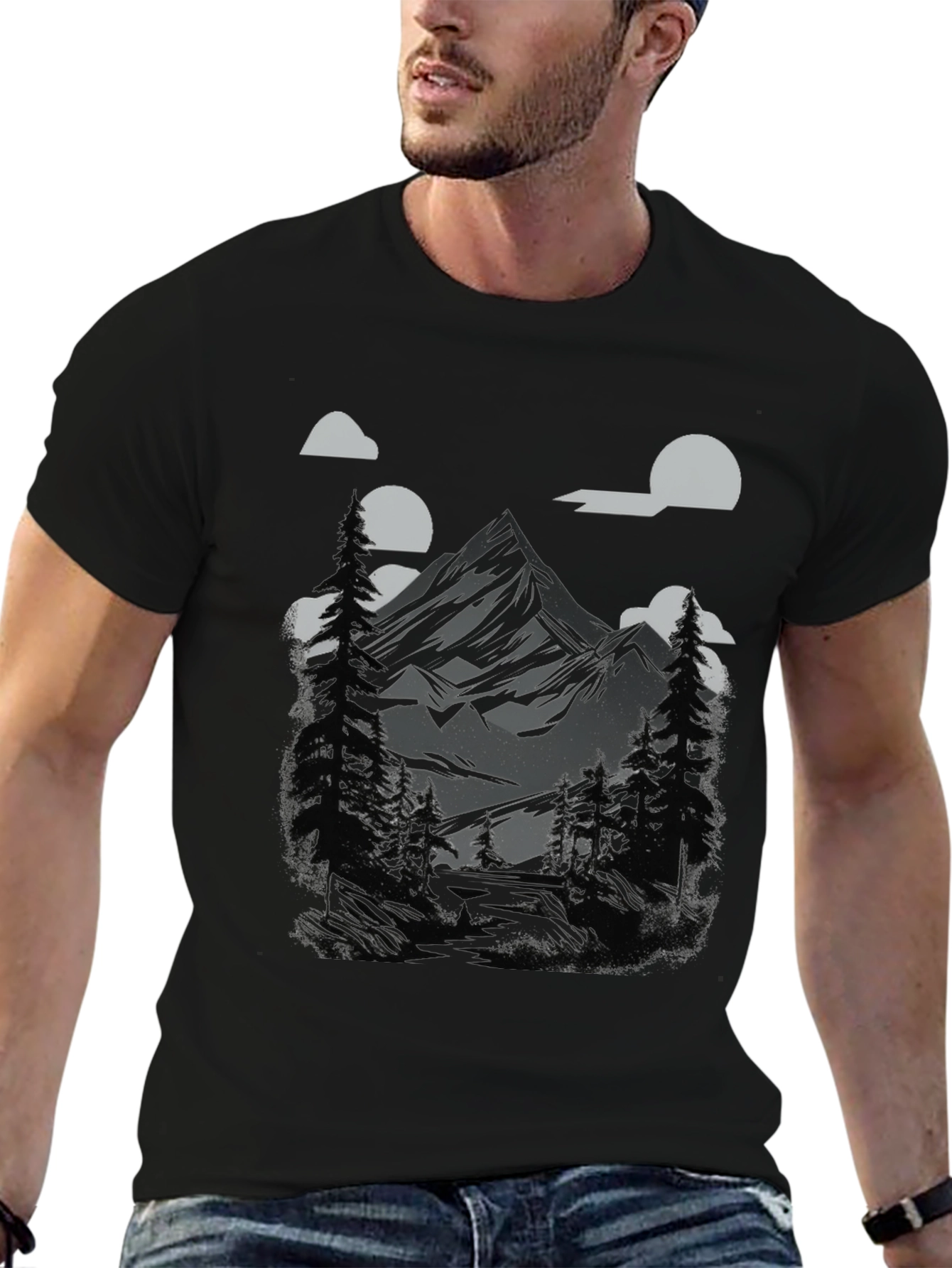 Mountain Landscape Graphic Tee