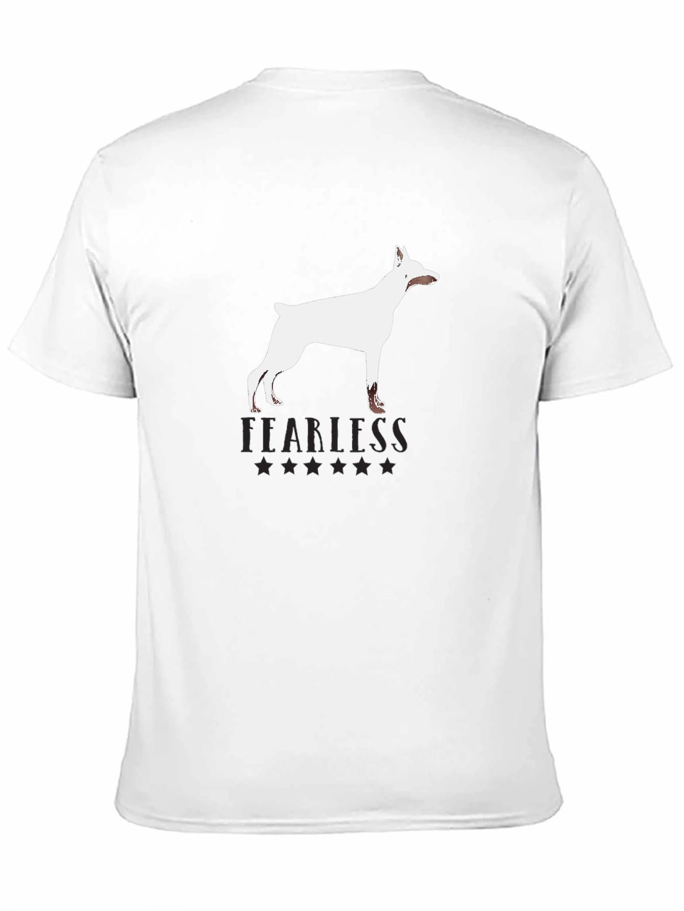 Fearless Dog Graphic Tee - Black