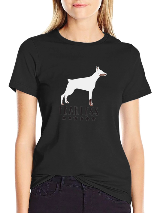 Fearless Dog Graphic Tee - Black