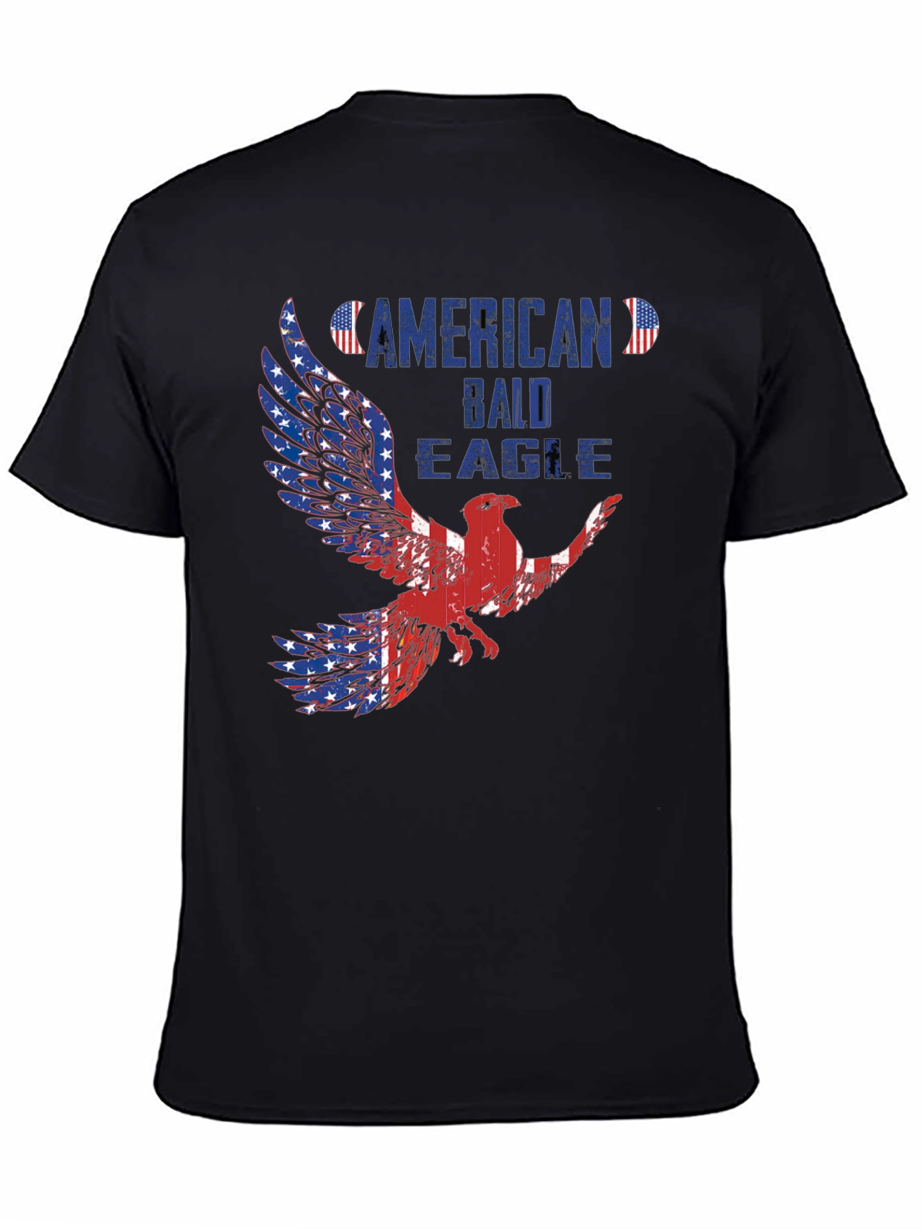 American Bald Eagle Patriotic Graphic T-Shirt