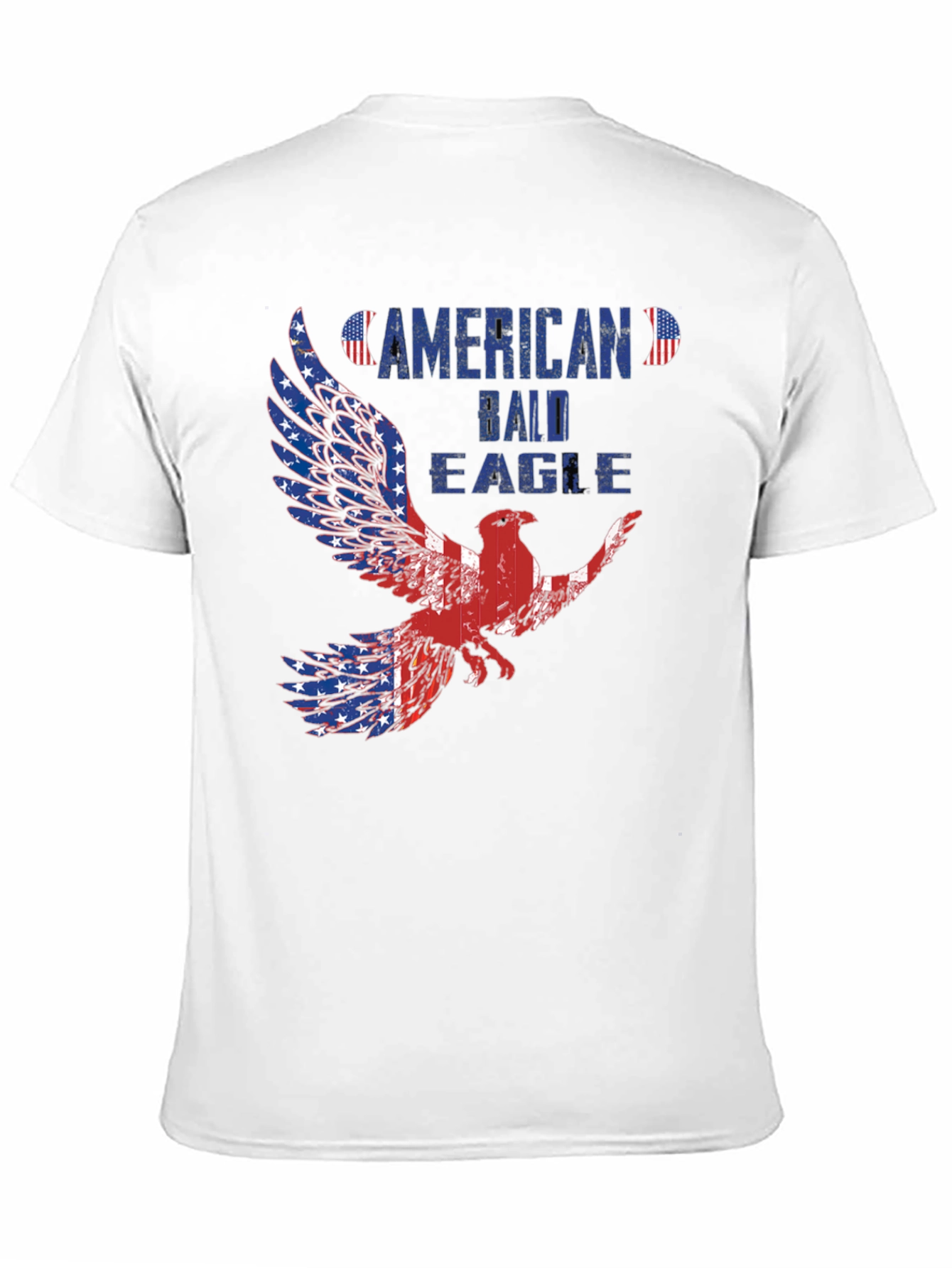 American Bald Eagle Patriotic Graphic T-Shirt
