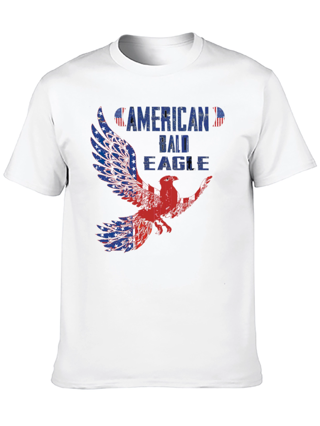 American Bald Eagle Patriotic Graphic T-Shirt