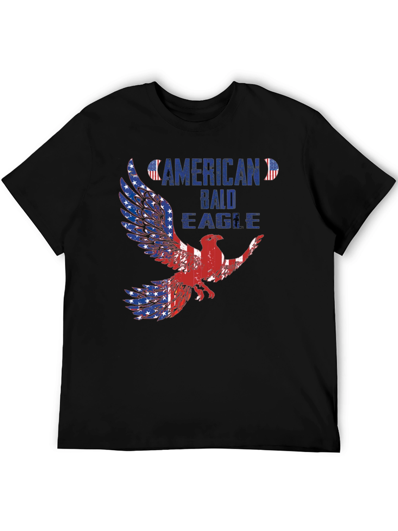 American Bald Eagle Patriotic Graphic T-Shirt