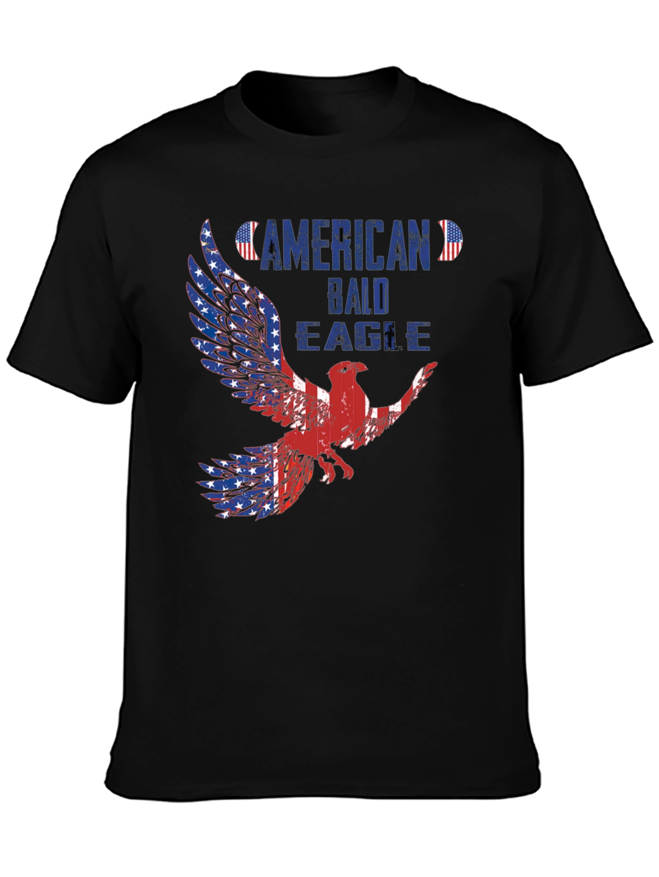 American Bald Eagle Patriotic Graphic T-Shirt