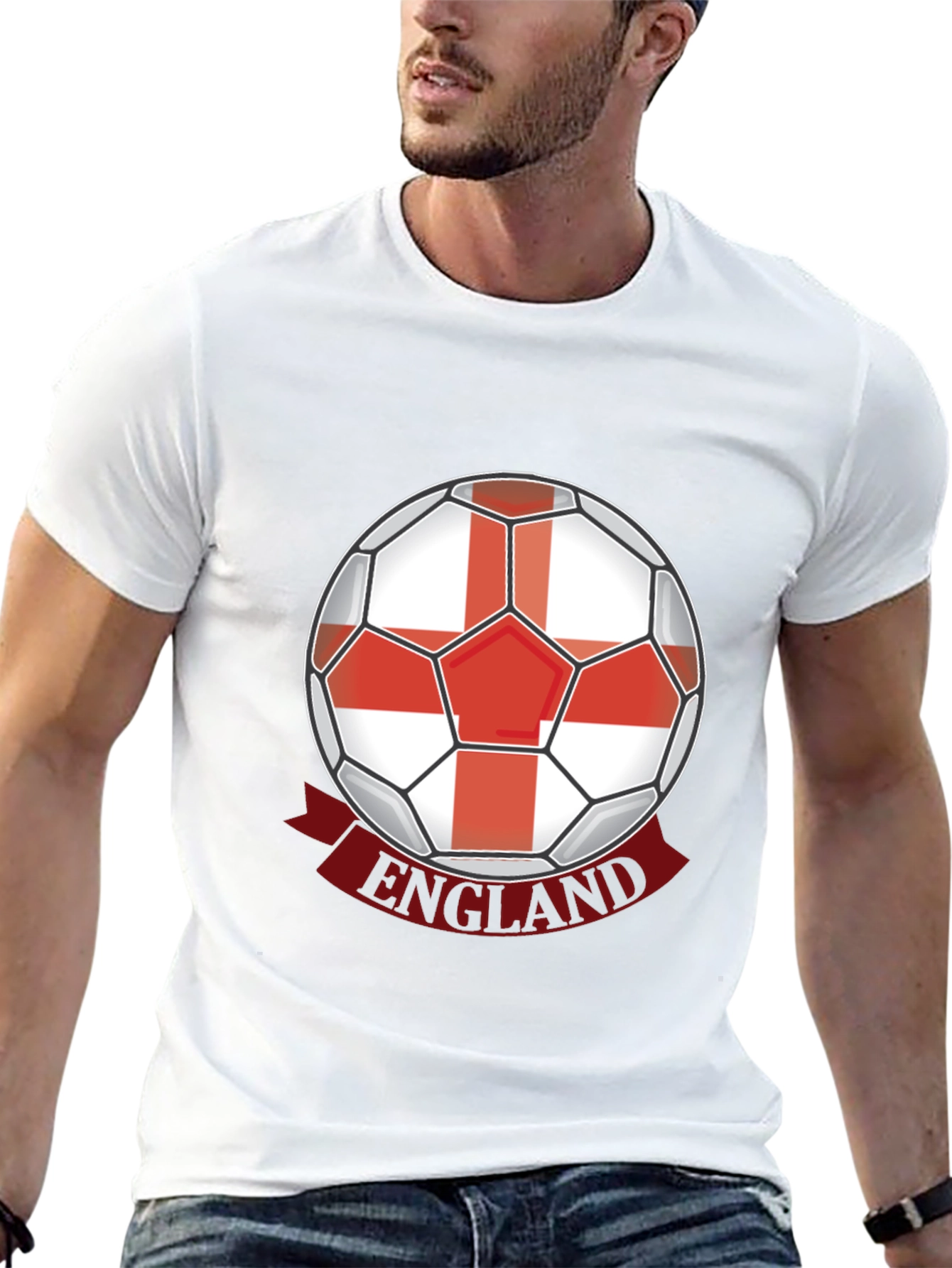 England Soccer Ball T-Shirt