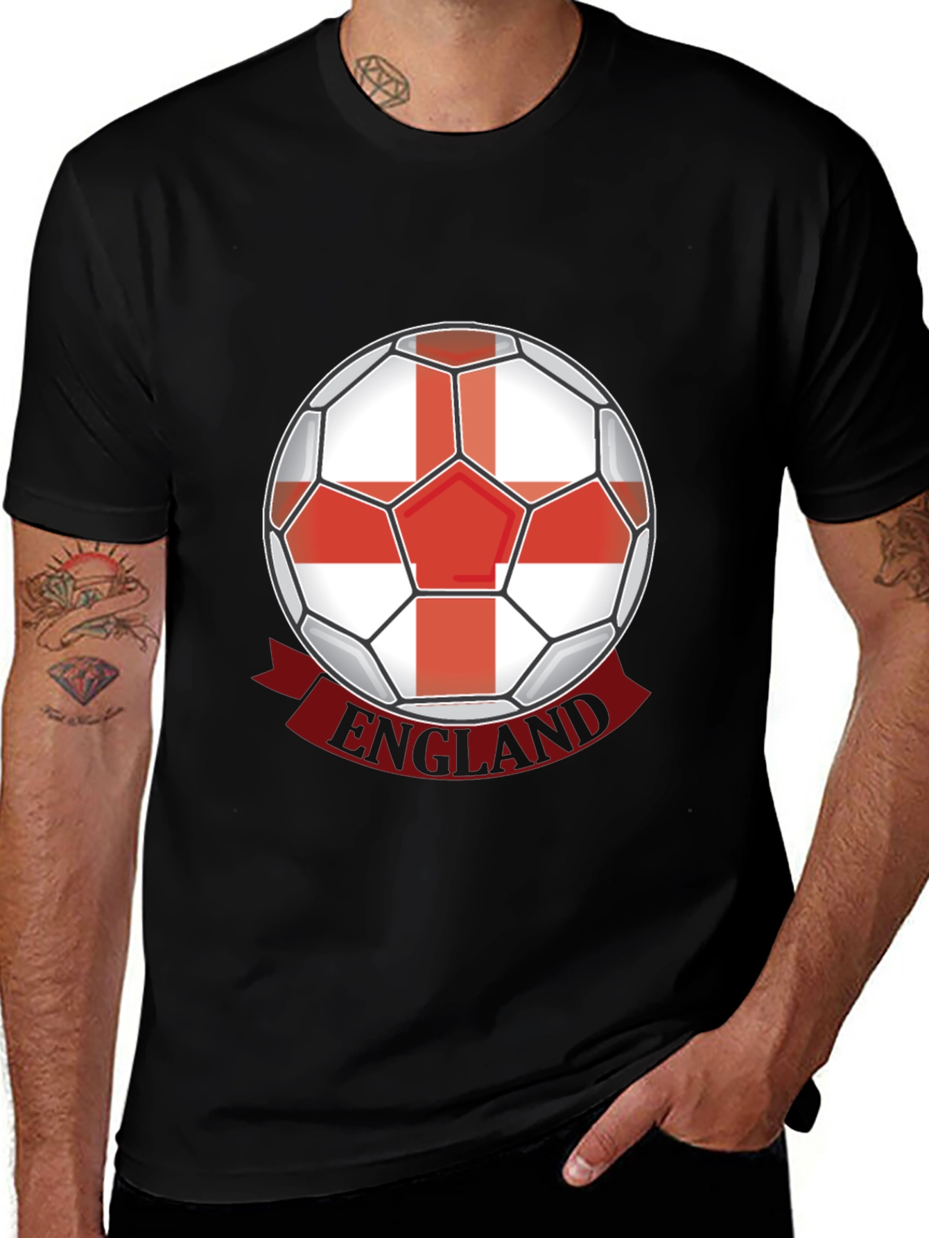 England Soccer Ball T-Shirt