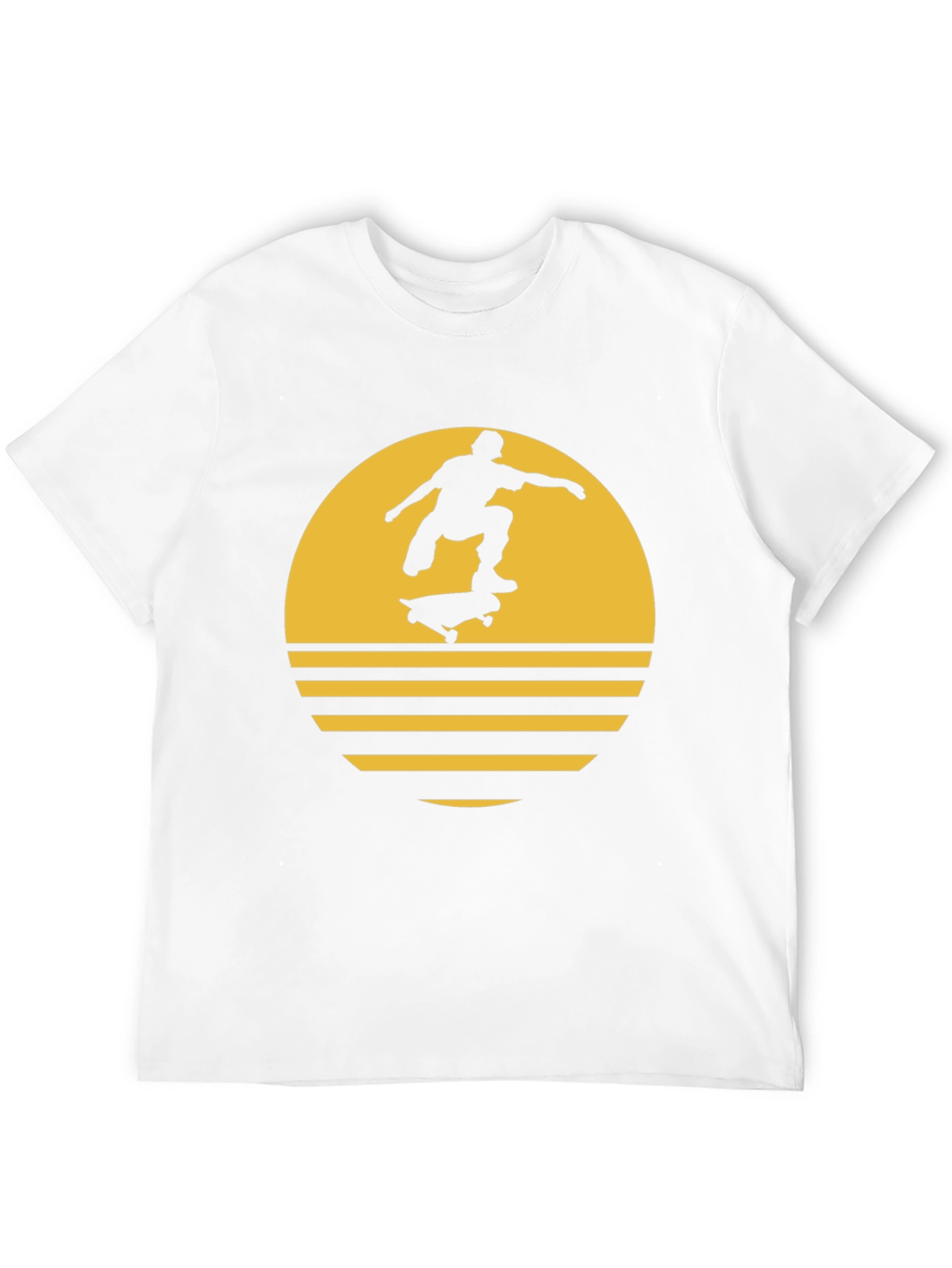 Skateboarder Graphic Tee - Black