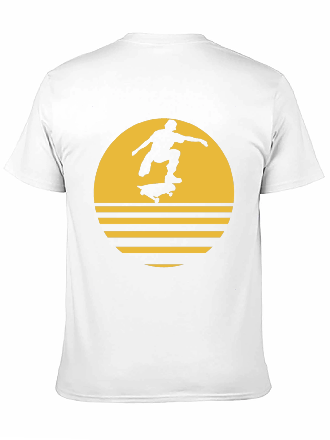 Skateboarder Graphic Tee - Black