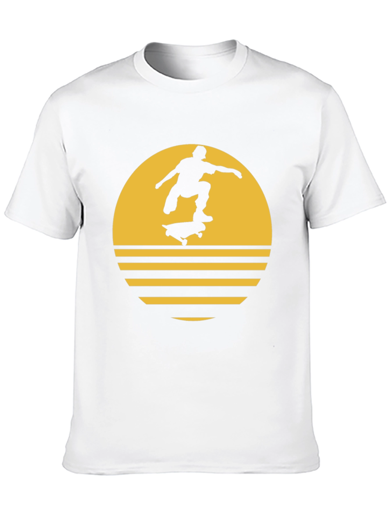 Skateboarder Graphic Tee - Black