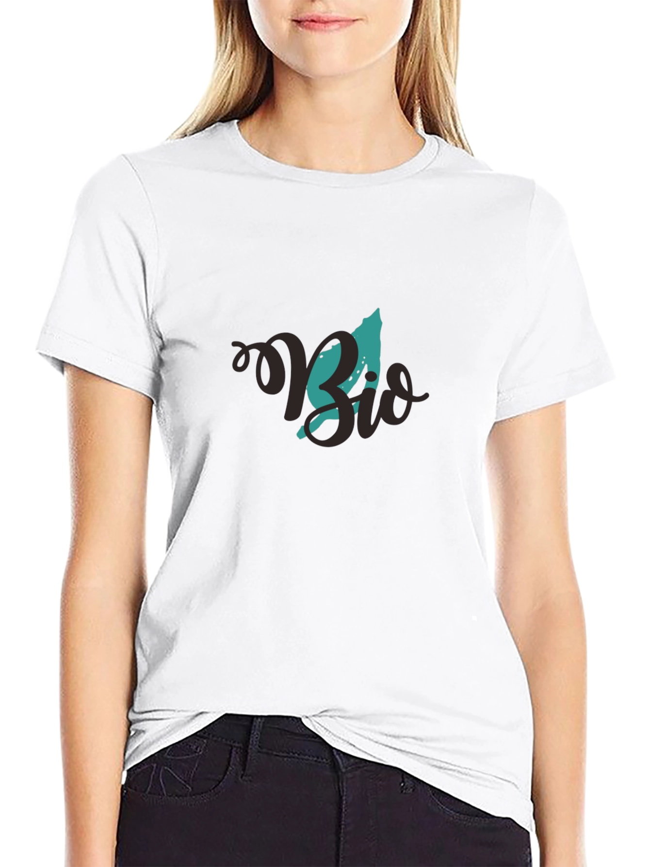 Bio T-Shirt - Black Graphic Tee