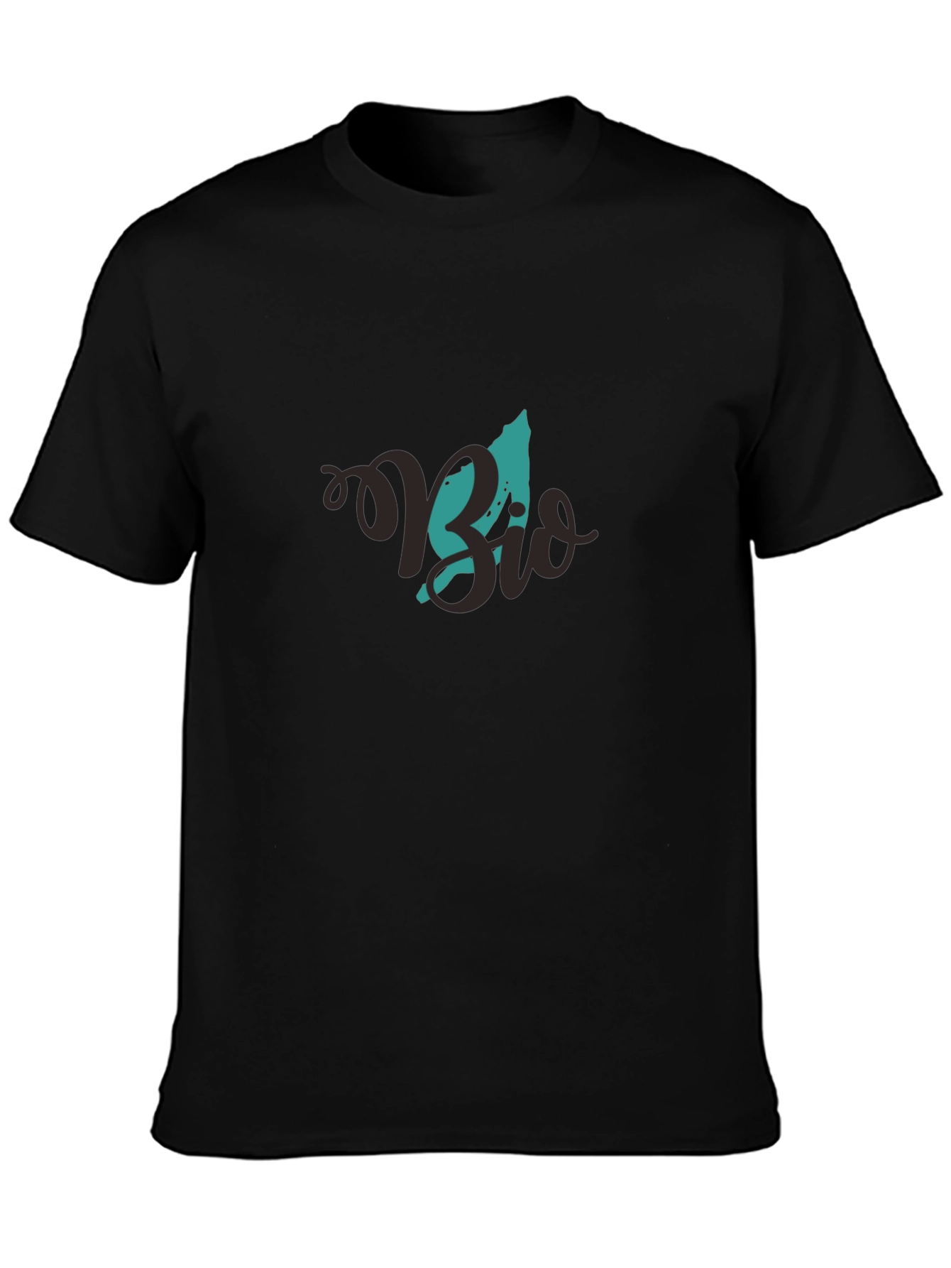 Bio T-Shirt - Black Graphic Tee