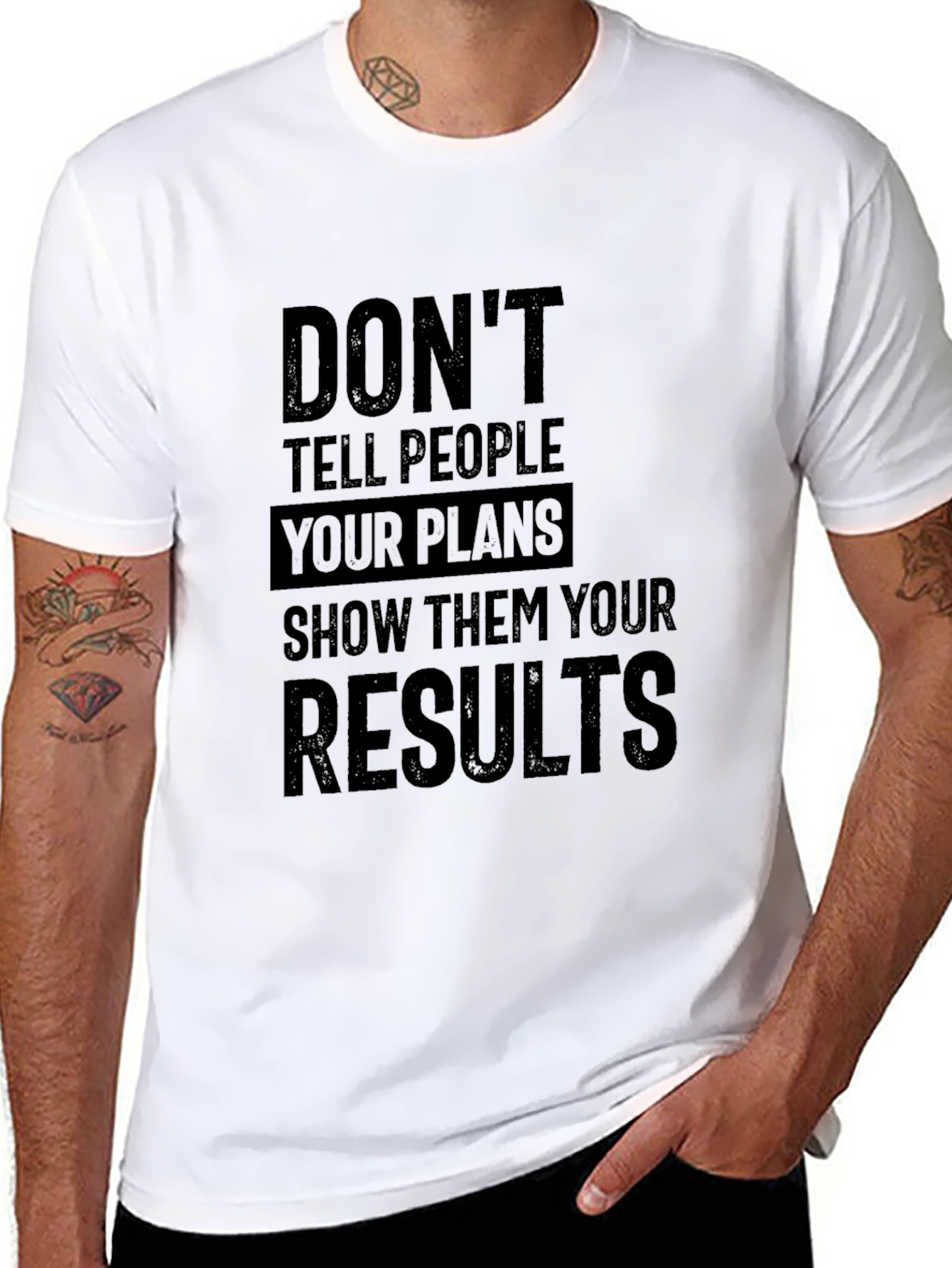 Motivational Graphic T-Shirt - Show Your Results