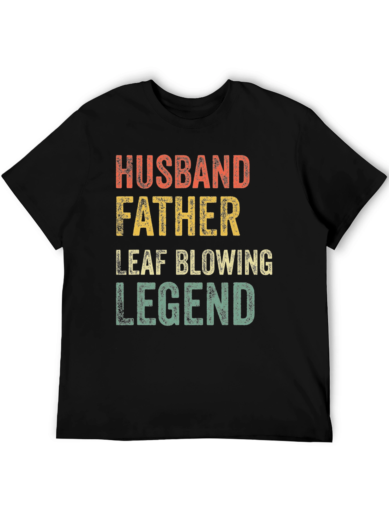 Husband Father Leaf Blowing Legend T-Shirt