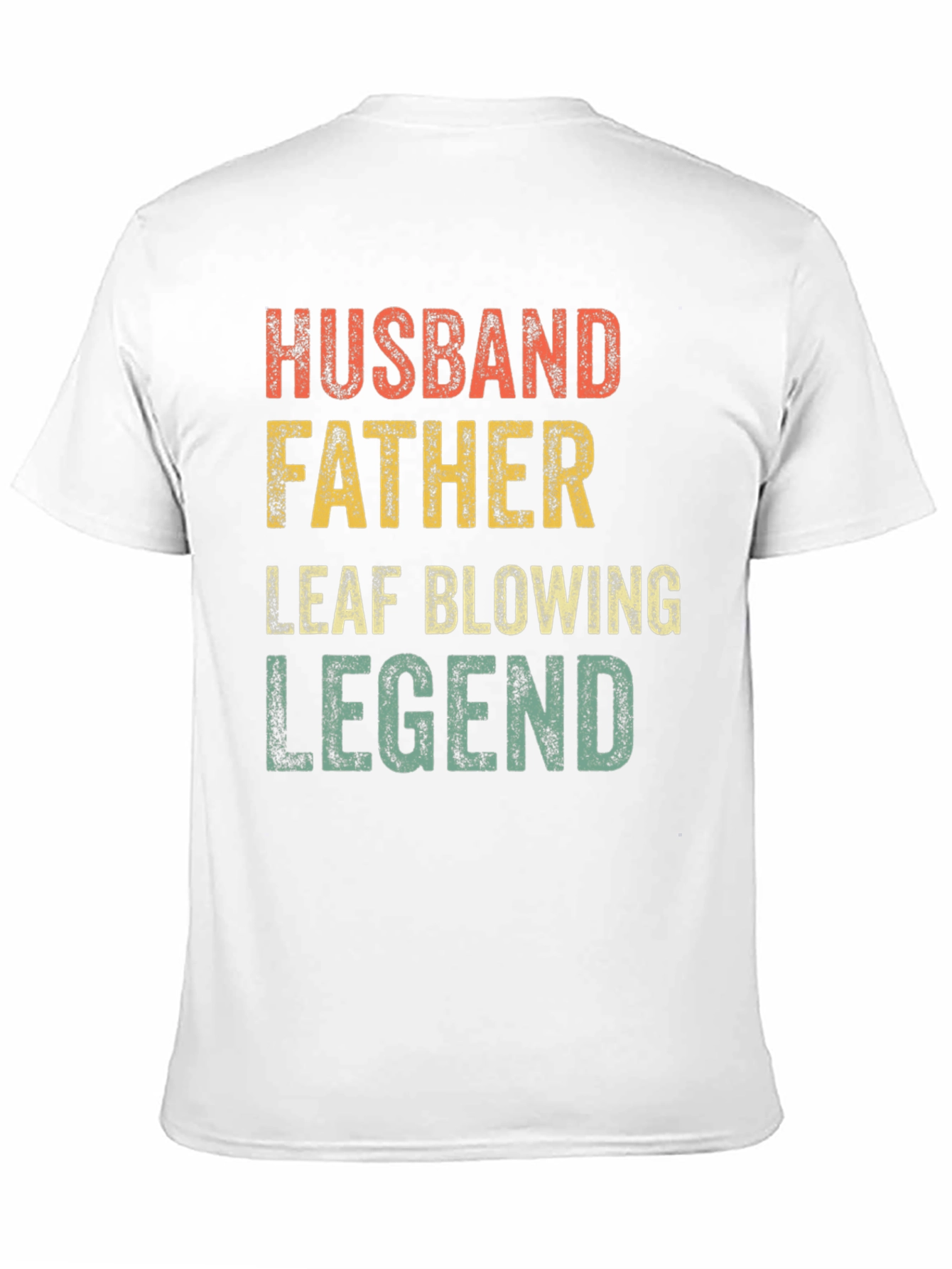 Husband Father Leaf Blowing Legend T-Shirt