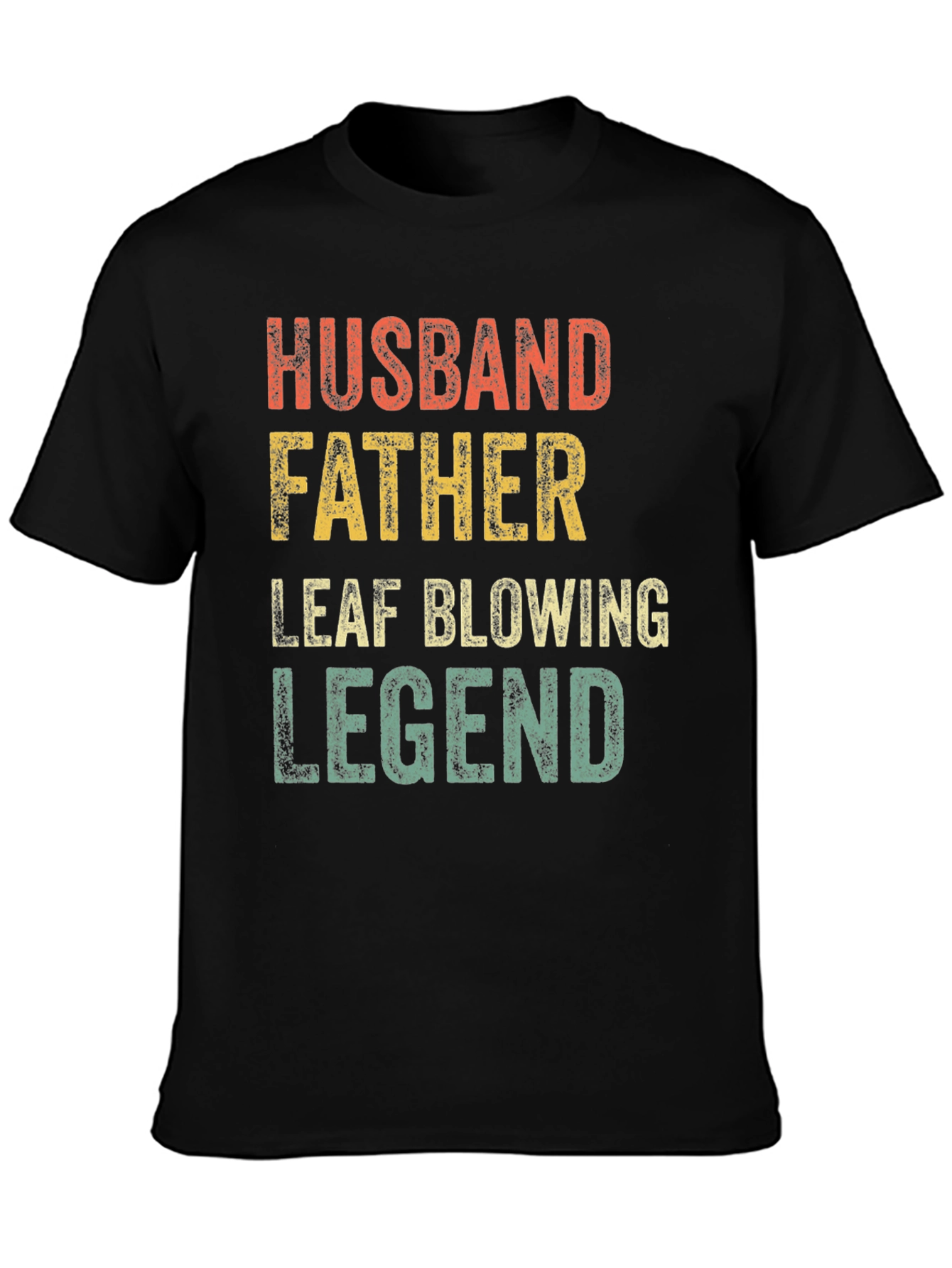 Husband Father Leaf Blowing Legend T-Shirt