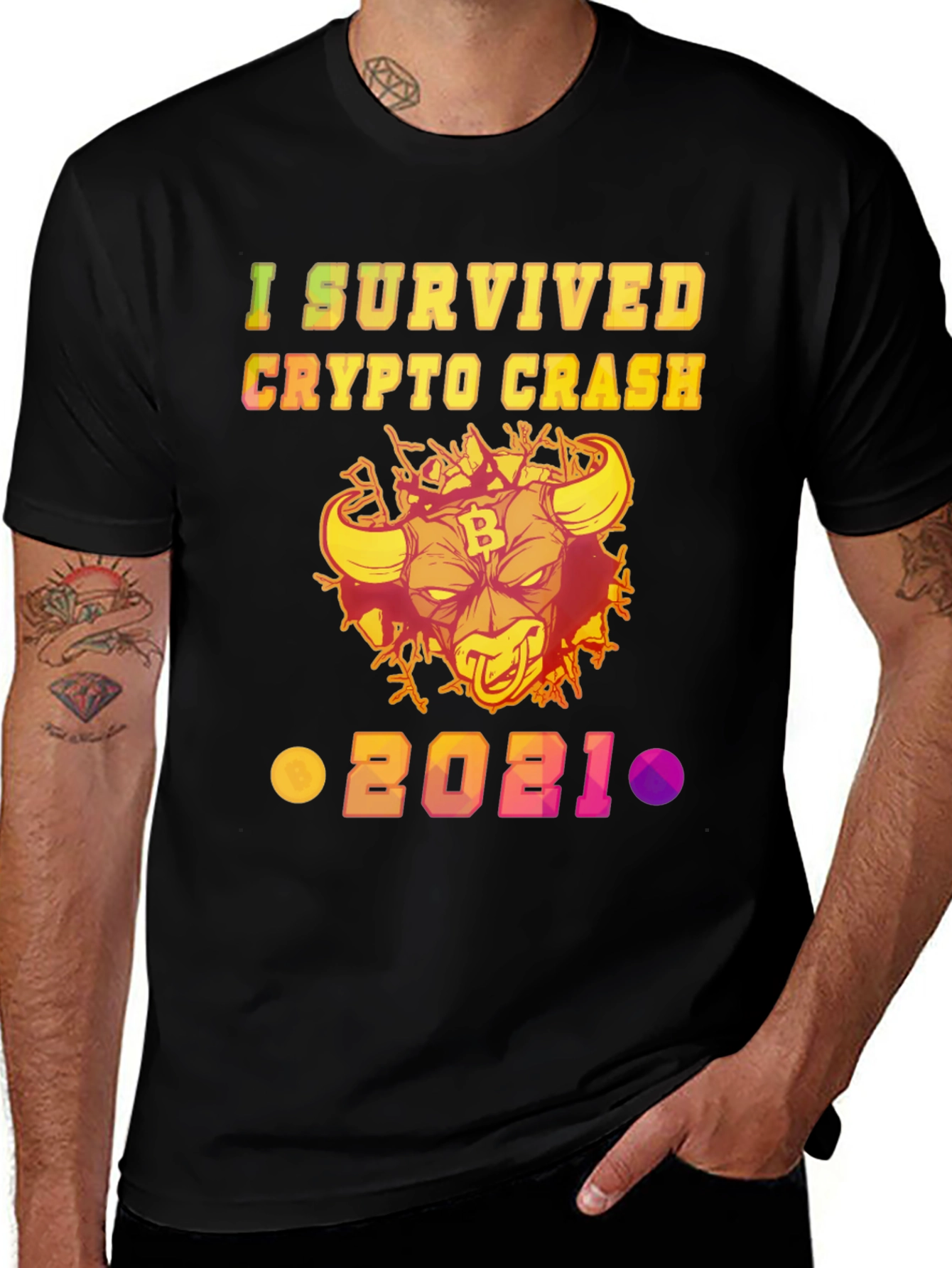 Crypto Crash Survivor 2021 T-Shirt