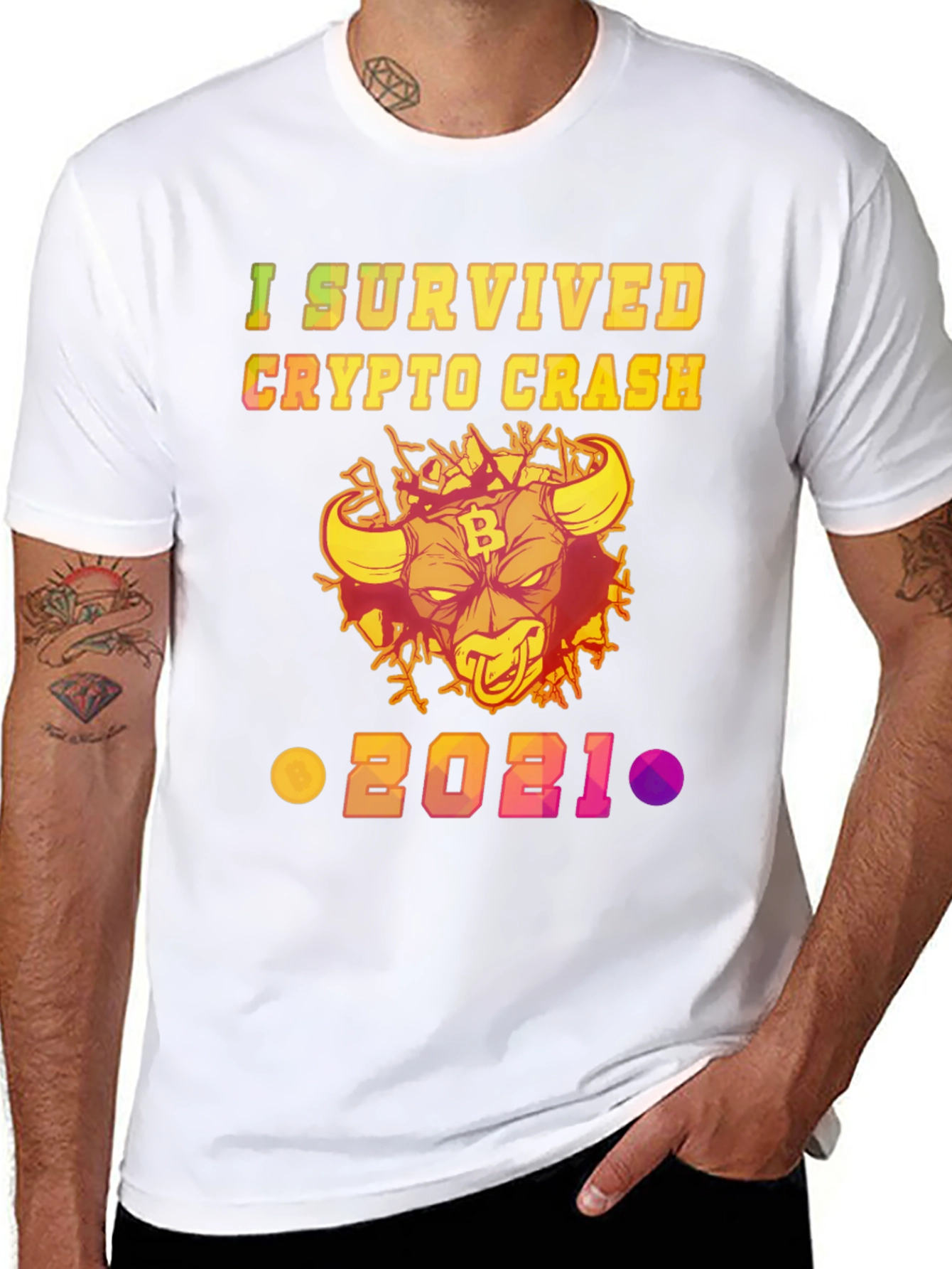 Crypto Crash Survivor 2021 T-Shirt