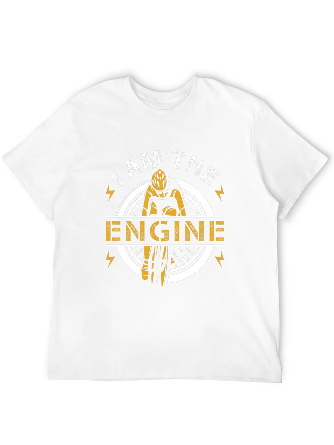 I AM THE ENGINE Cyclist Graphic T-Shirt