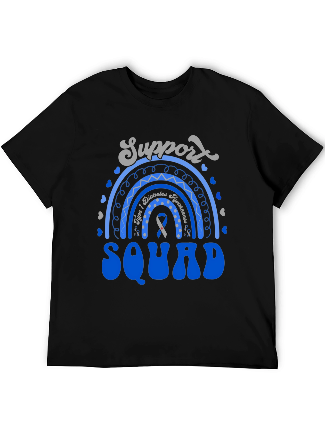 Diabetes Awareness Support Squad T-Shirt