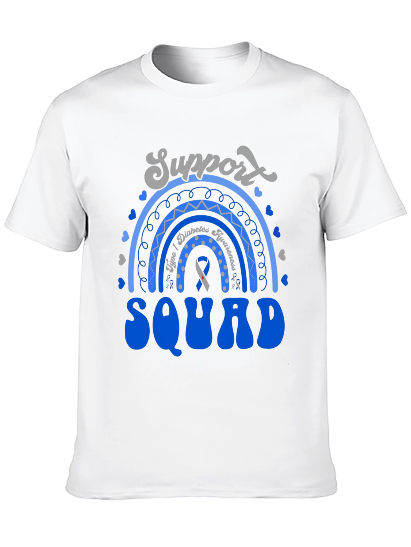 Diabetes Awareness Support Squad T-Shirt