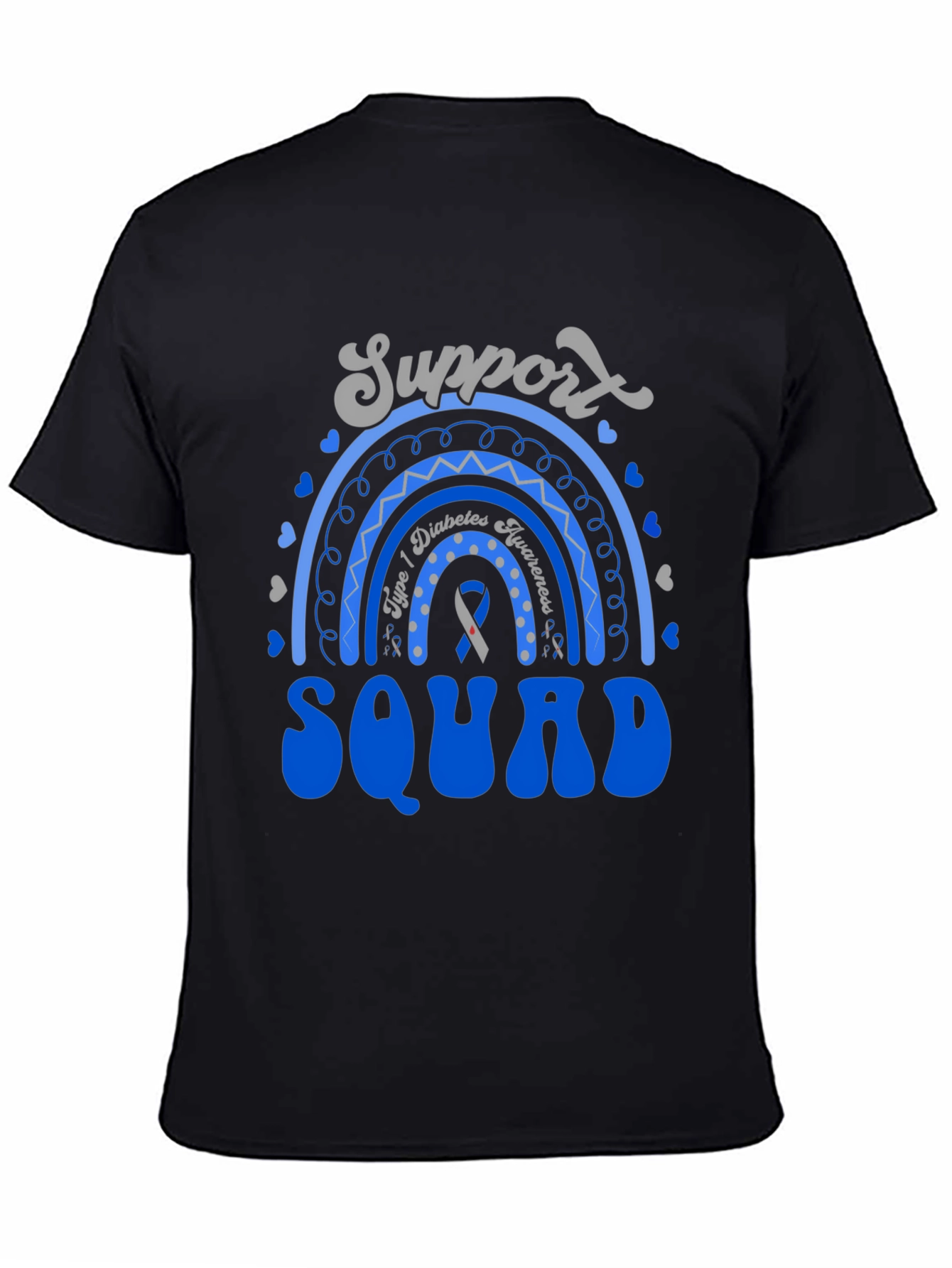 Diabetes Awareness Support Squad T-Shirt