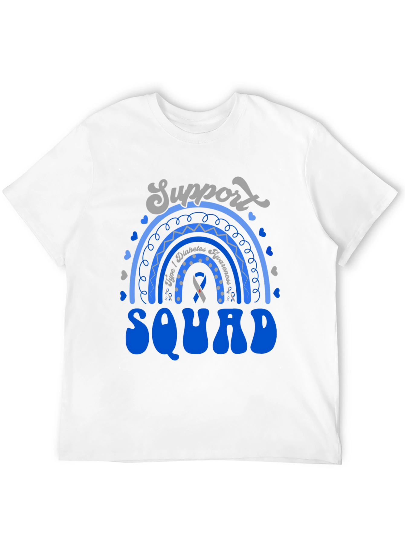 Diabetes Awareness Support Squad T-Shirt